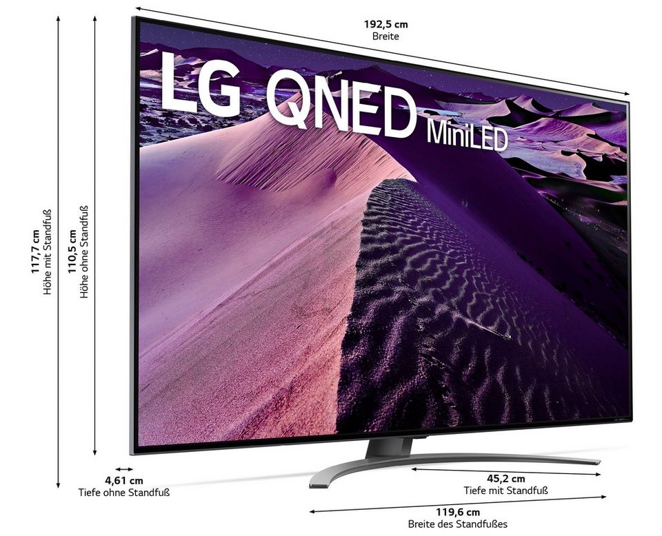 LG 86QNED869QA QNED-Fernseher (218,4 cm/86 Zoll, 4K Ultra HD, Smart-TV)