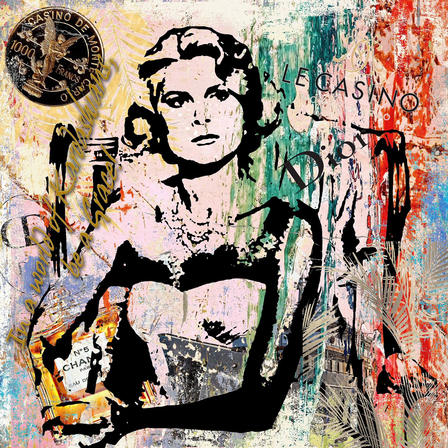 Luc Best Kunstdruck Be a Grace Giclée – Limited Edition FineArt-Druck auf Museumspapier, Be a Grace, Wandbild - handsigniert, nummeriert, gestempelt, Echtheitszertifikat