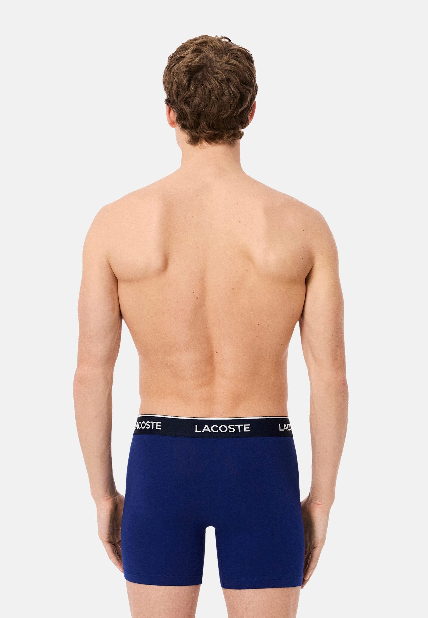 Lacoste Boxershorts Boxershorts Unterhosen 3-Pack (3-St)