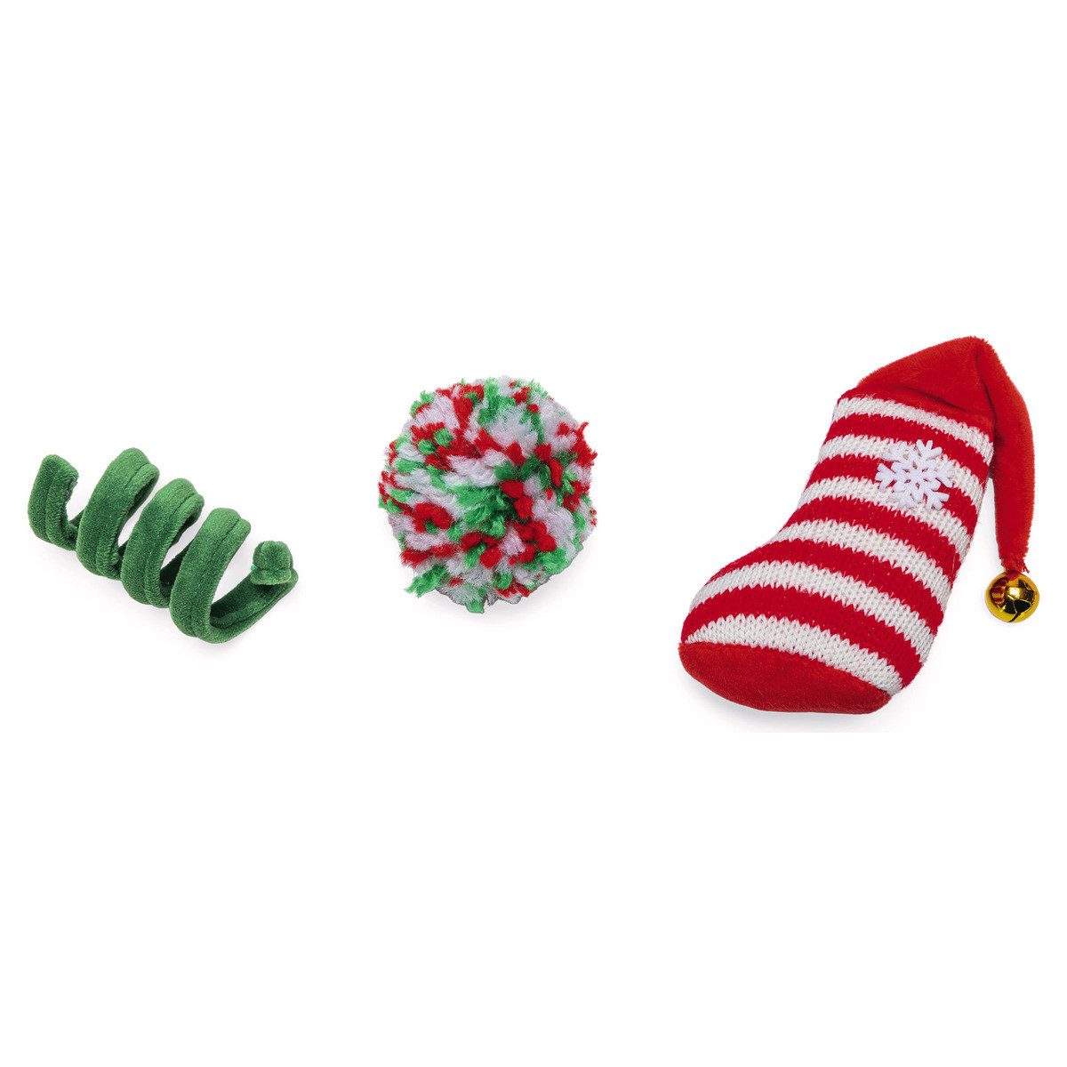 Beeztees Tierkuscheltier Katzenspielzeug Weihnachtsspaß von Beeztees
