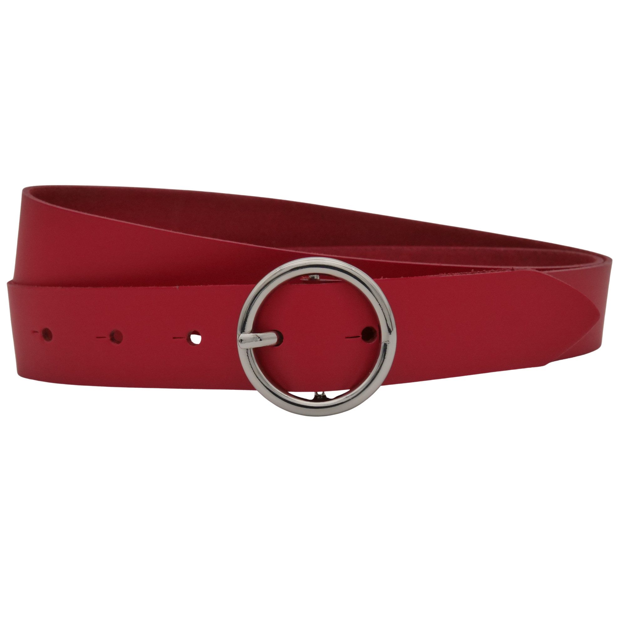 AnnaMatoni Ledergürtel AnnaMatoni Damen Ledergürtel Basic Gürtel 3cm breit echt Leder