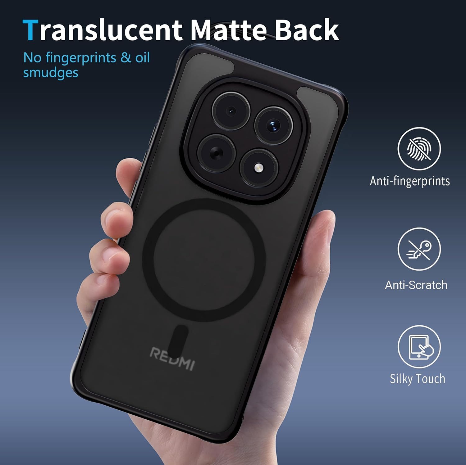 MSM Handyhülle Hülle + 2X Schutzglas für Xiaomi Redmi Note 15 5G Panzerfolie MagSafe – Bild 2 von 5