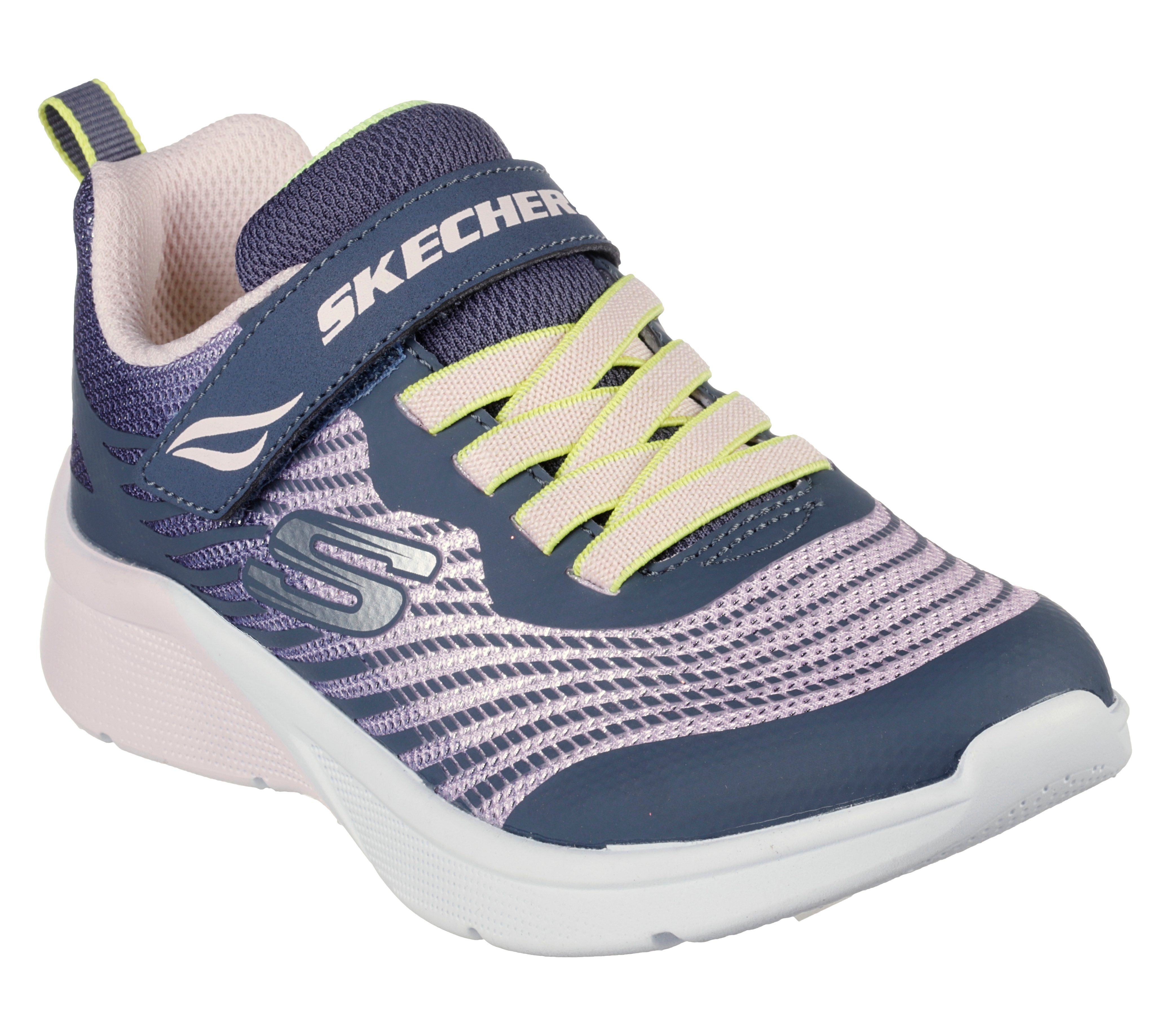 Skechers MICROSPEC REJOICE RACER Sneaker Gepolsterte Komfort-Innensohle Dunkelgrau / Mehrfarbig