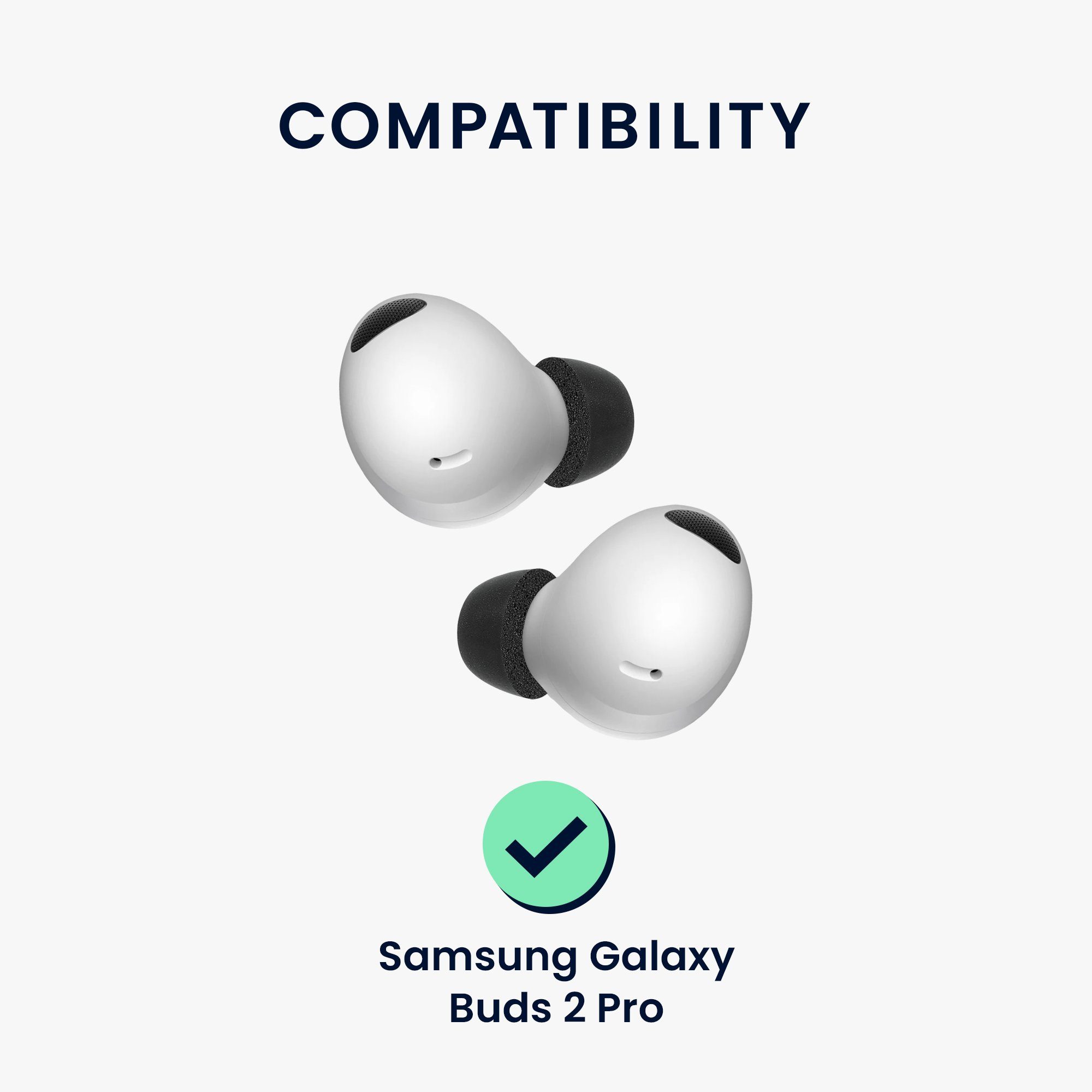 kwmobile 6x Ersatz In Ear Kopfhörer für Samsung Galaxy Buds 2 Pro Kopfhörer (3 Größen)