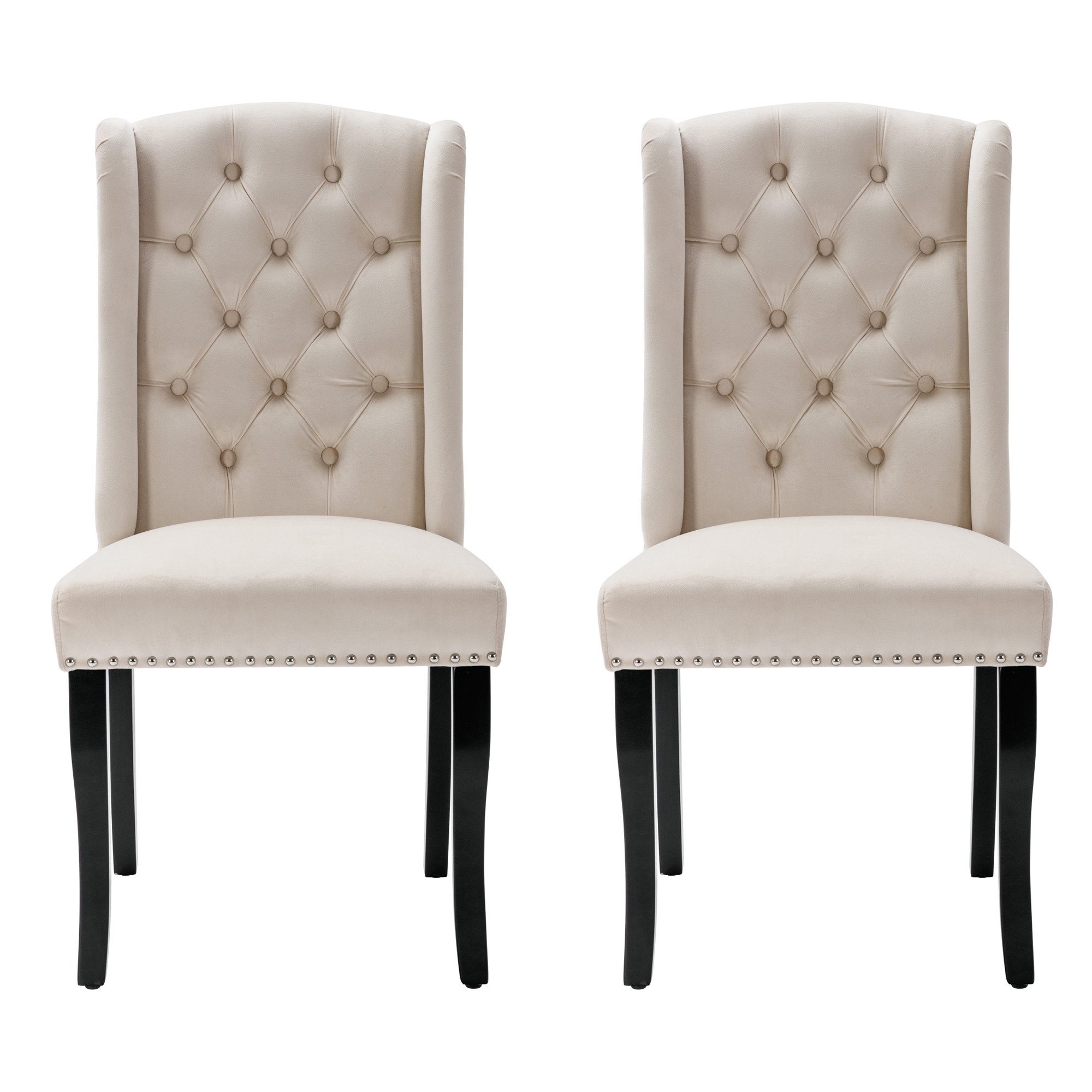 Flieks Esszimmerstuhl (Set, 2 St), 2er Set Polsterstuhl Wohnzimmerstuhl Sam günstig online kaufen