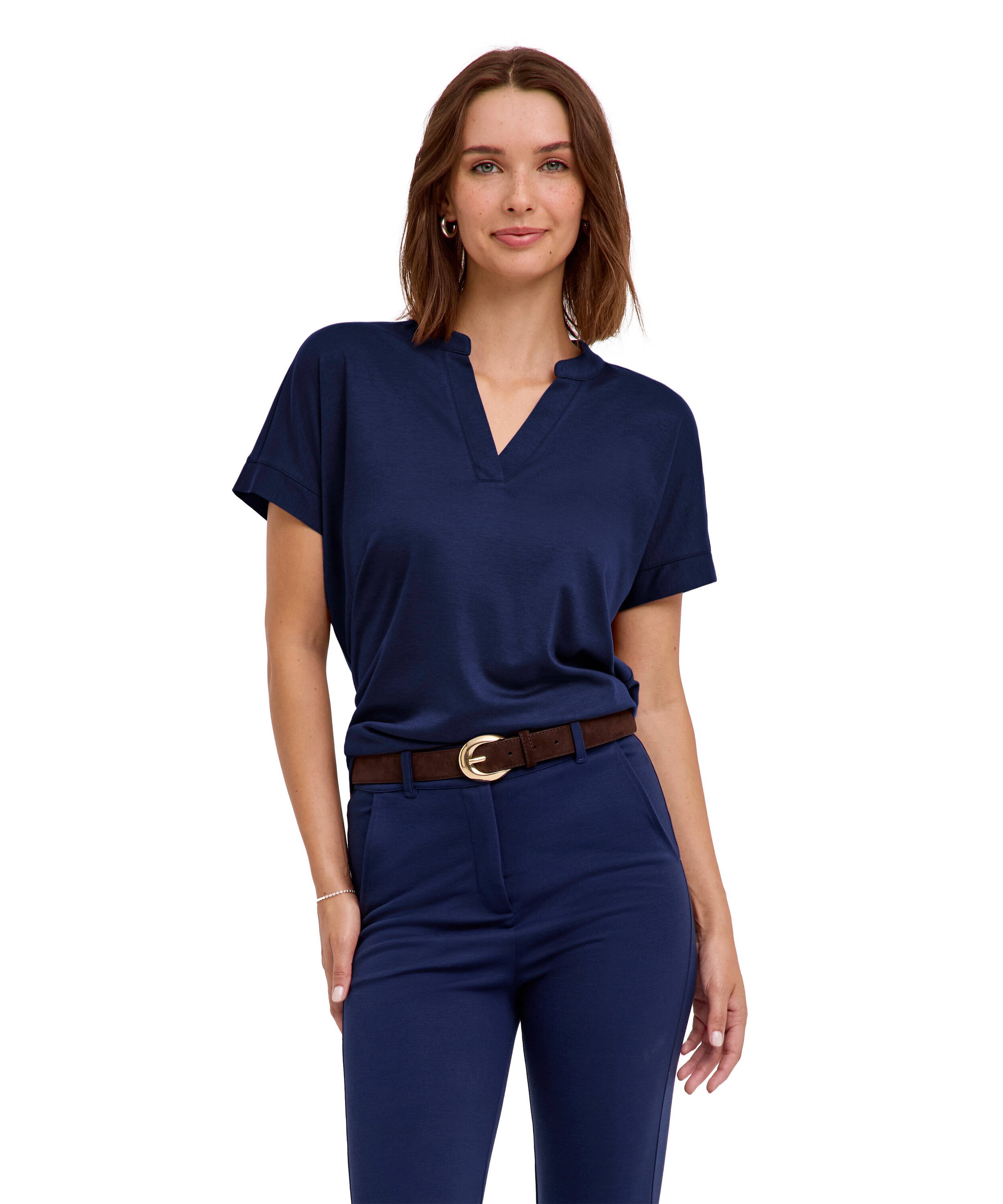 FALKE Poloshirt FALKE Lyocell Balance Damen (1-tlg., 1) angenehm weicher Tagekomfort