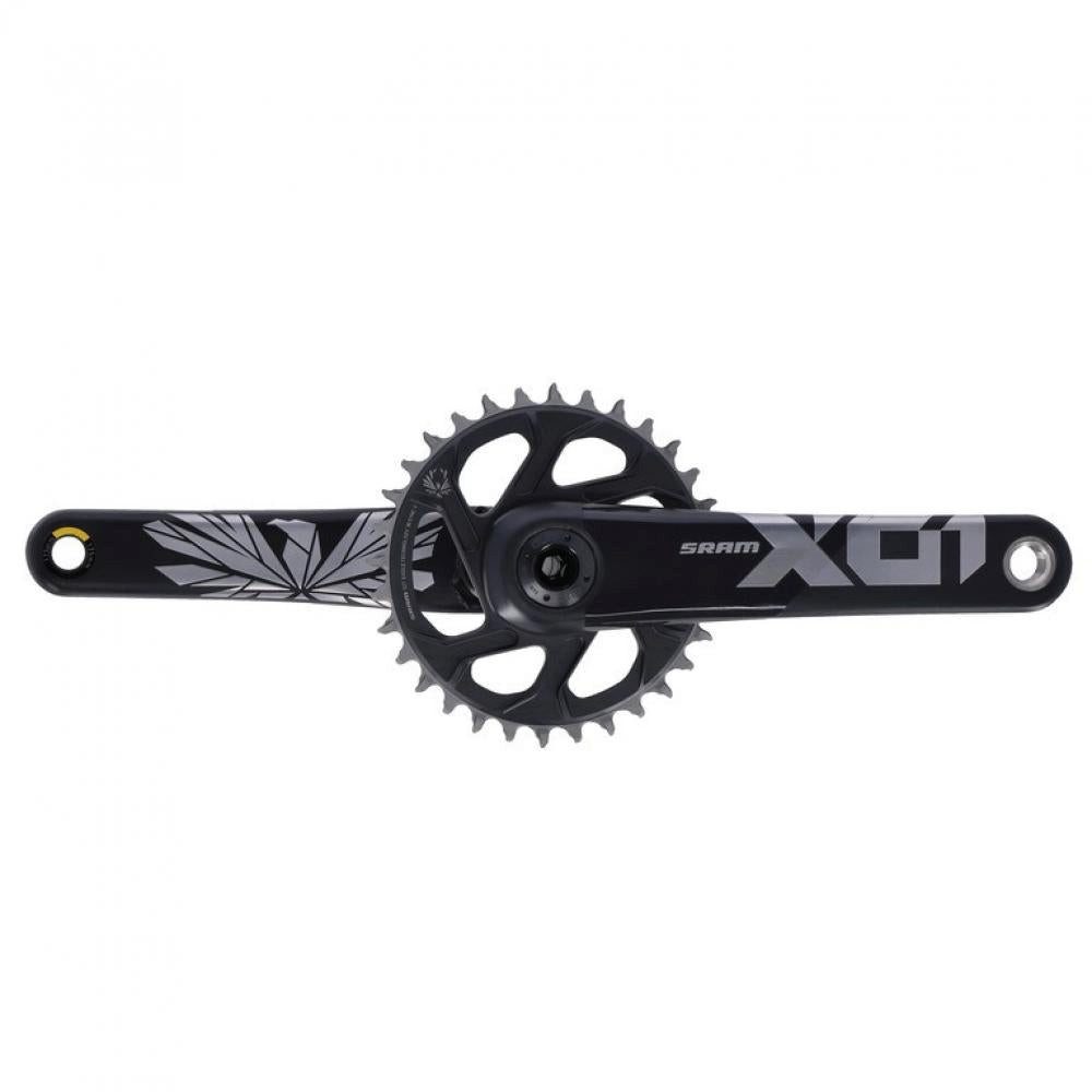 Fahrradkurbel SRAM X01 Eagle Boost DUB Kurbelgarnitur 175 mm schwarz - leichte Carbo
