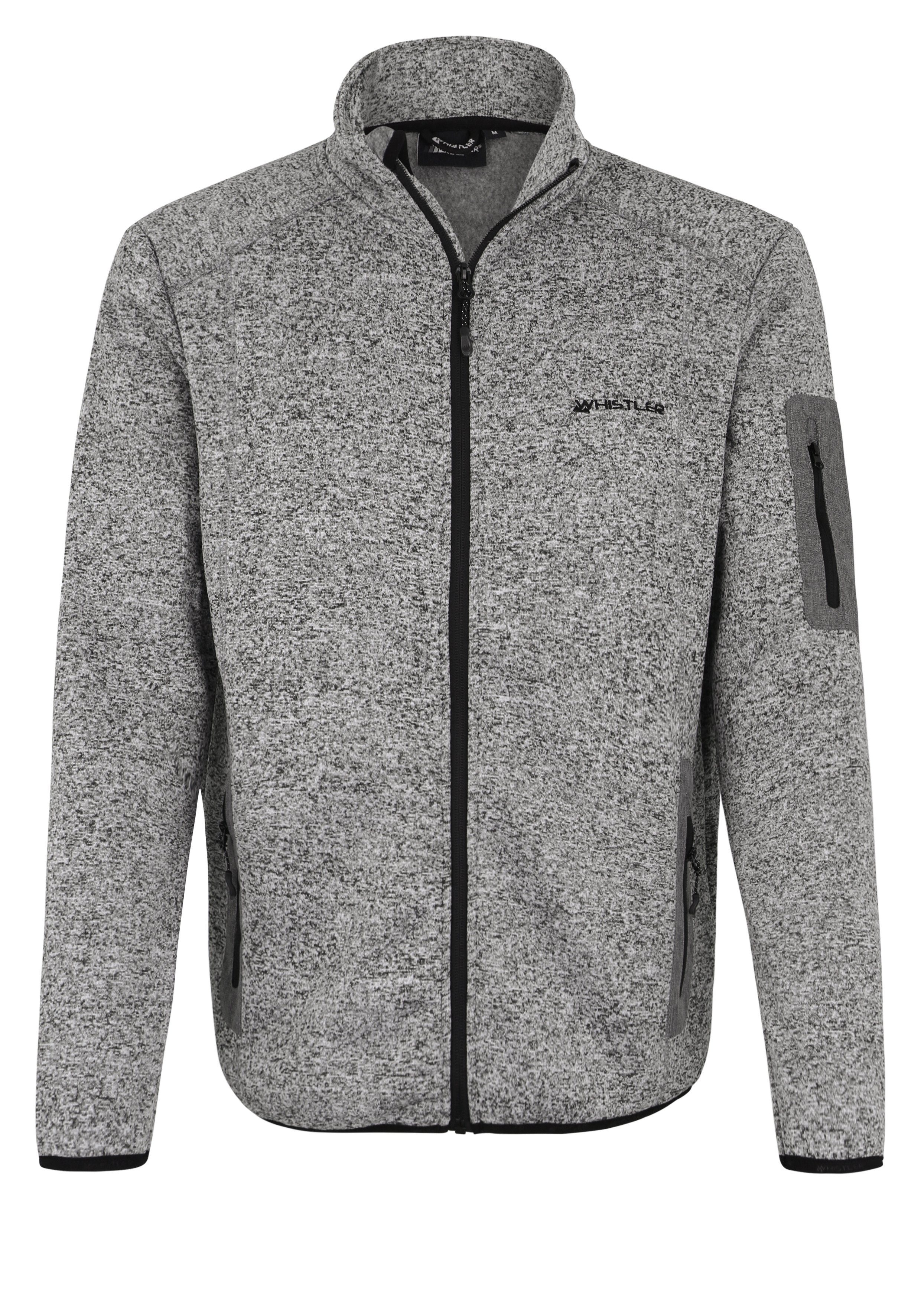 grau Fleecejacke Abel mit WHISTLER Stehkragen