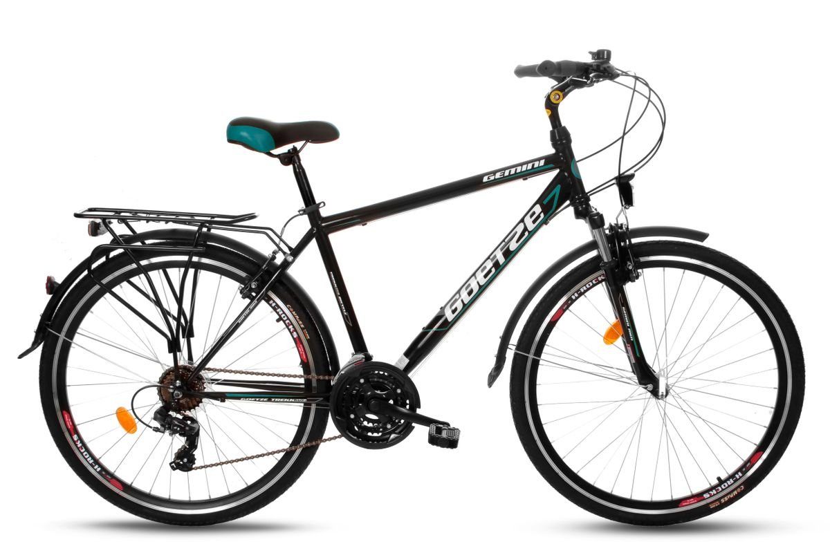 Cityrad 28 ZOLL Herren City Trekking Fahrrad Rad Bike Herrenrad Result Türkis