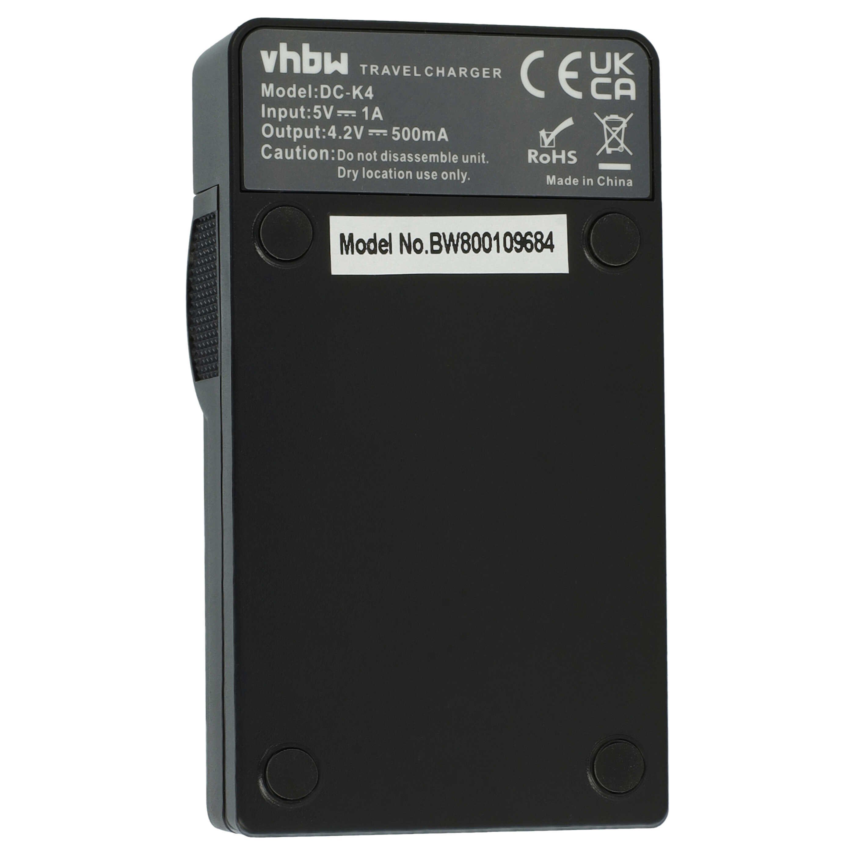 vhbw passend für Nikon Coolpix S9500, S9400, W300, S9700, S9900, S9600 Digi Kamera-Ladegerät (Ladestation zum Laden eines Akkus an jeder USB-Buchse z.B. am PC) – Bild 4 von 5