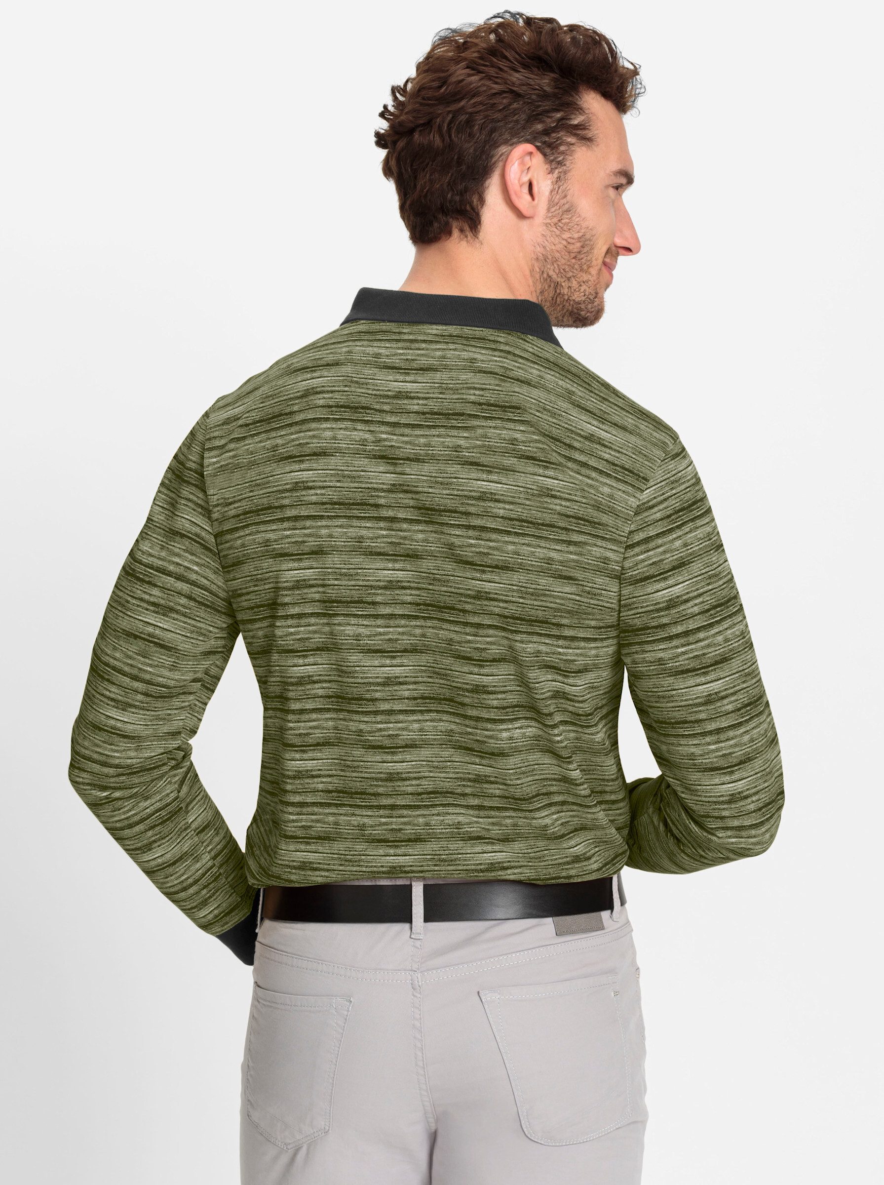 Hajo Poloshirt "Langarm-Poloshirt" 1 Stk. tlg. günstig online kaufen