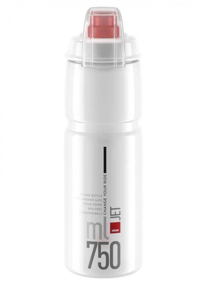 Elite Trinkflasche Elite Trinkflasche Jet Plus 750 ml klar rot