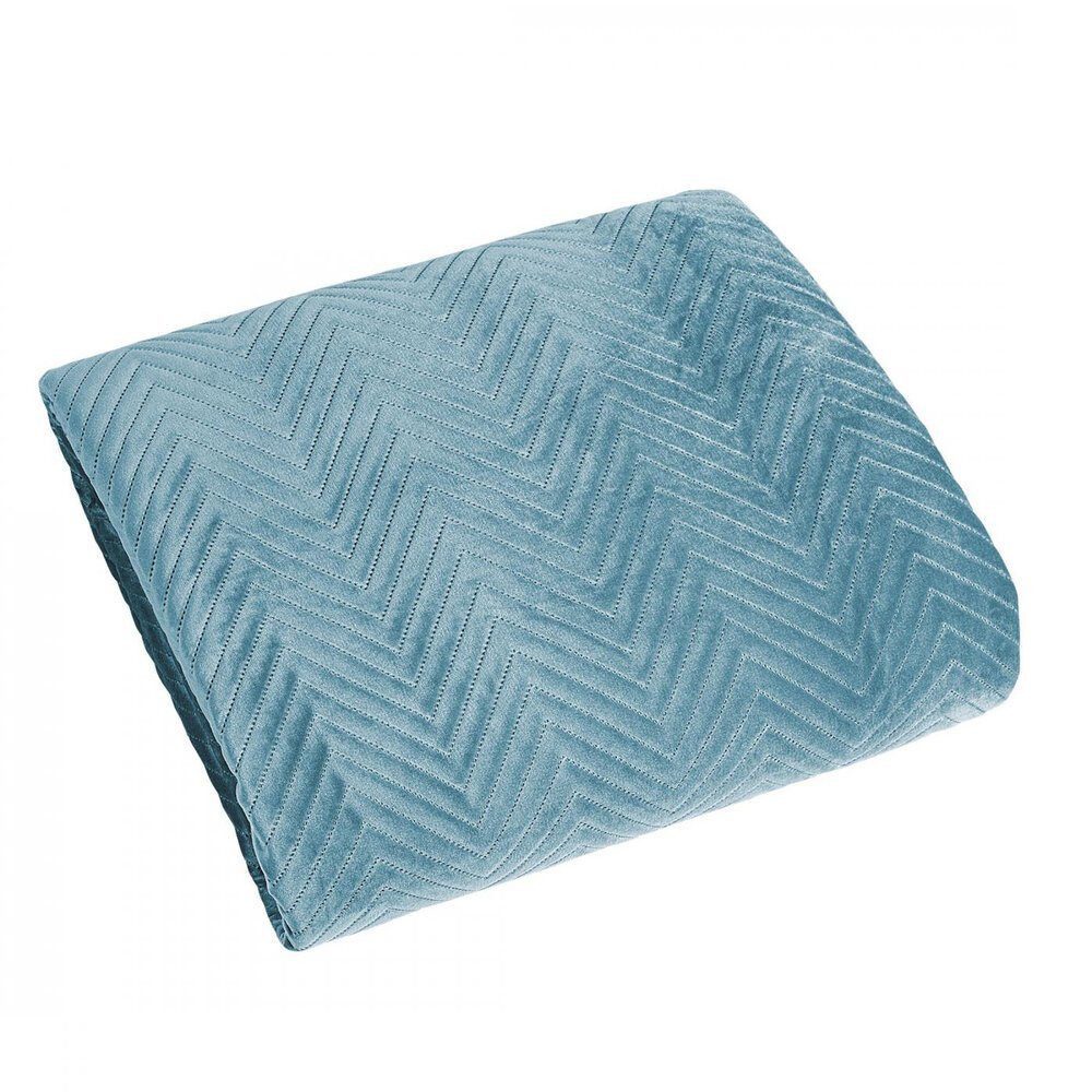 Eurofirany Bettüberwurf SOFIA zweiseitige Steppdecke hochwertige Allzweckdecke L XL XXL, Elegante Tagesdecke Velvet Sesseldecke Sofadecke Überwurf Samt
