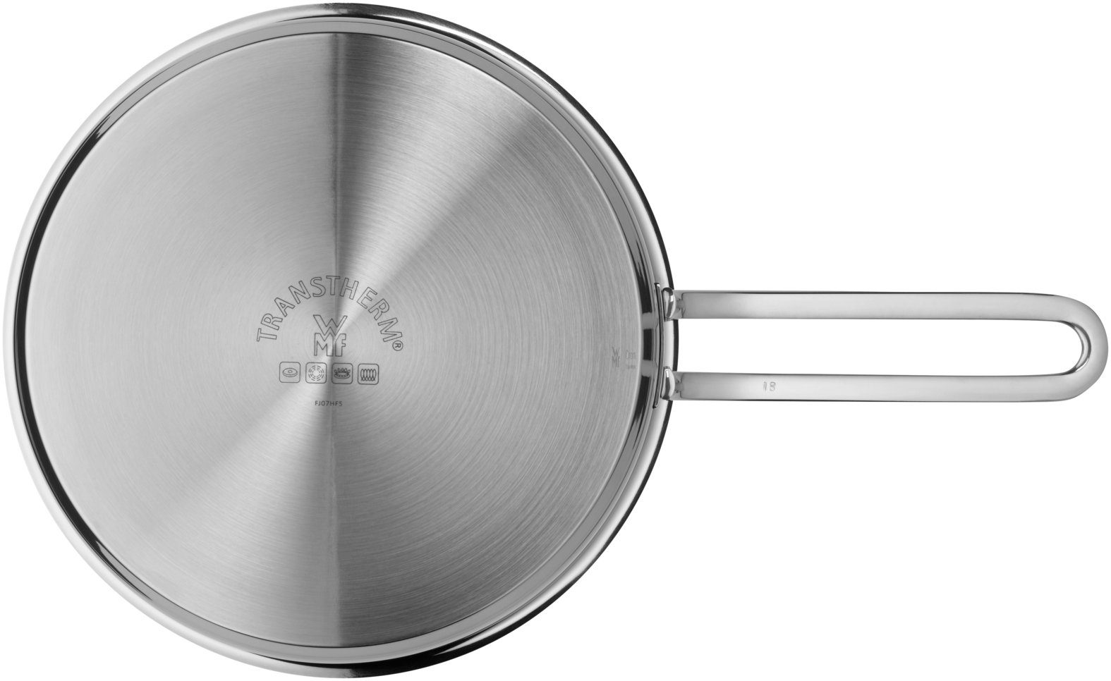WMF Bratpfanne Mini Stielpfanne mit Antihaftversiegelung, 18 cm, Cromargan® Edelstahl rostfrei 18/10 (1-tlg., 18 cm), Mini