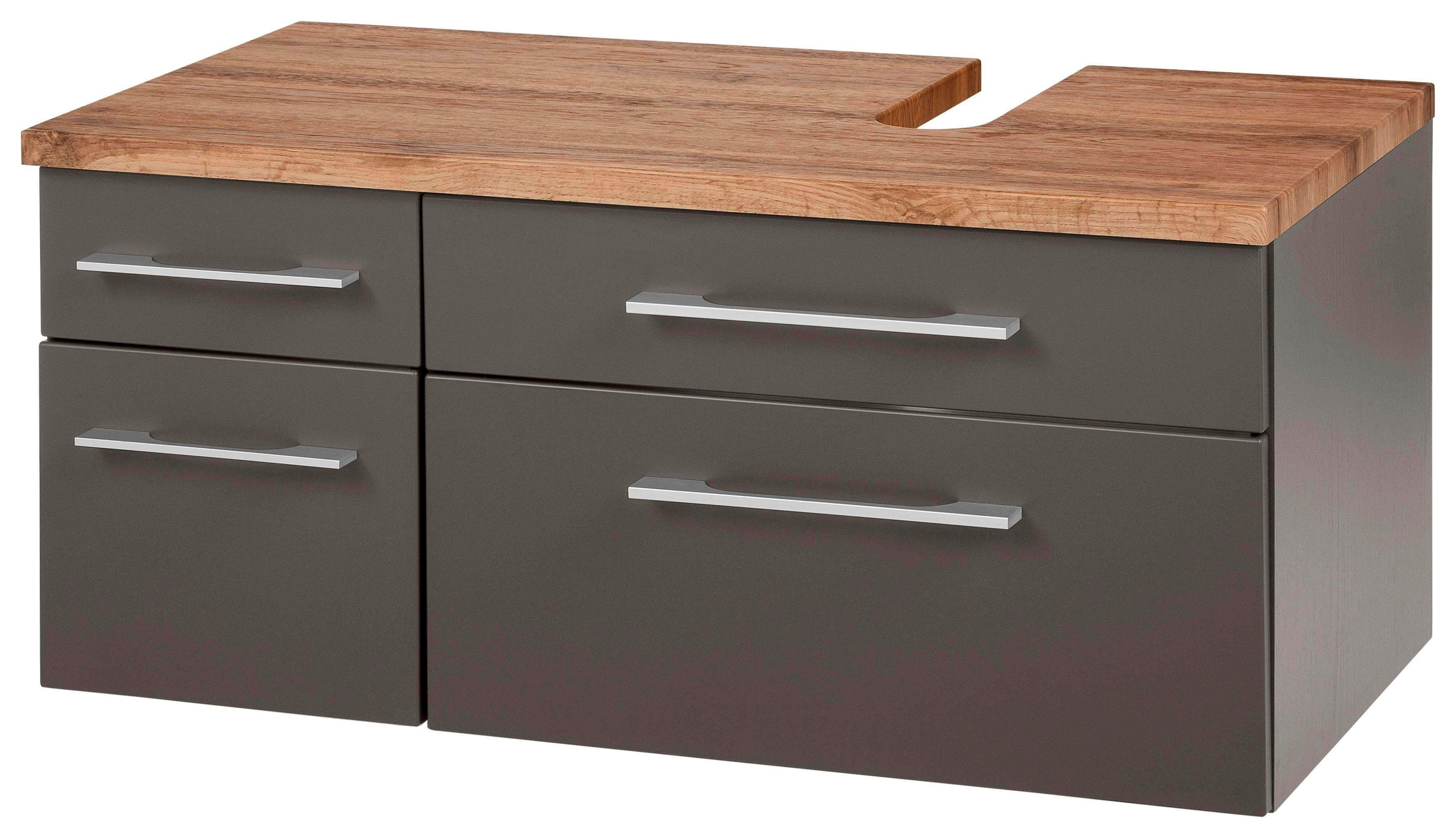 welltime Waschbeckenunterschrank Davos Breite 90 cm