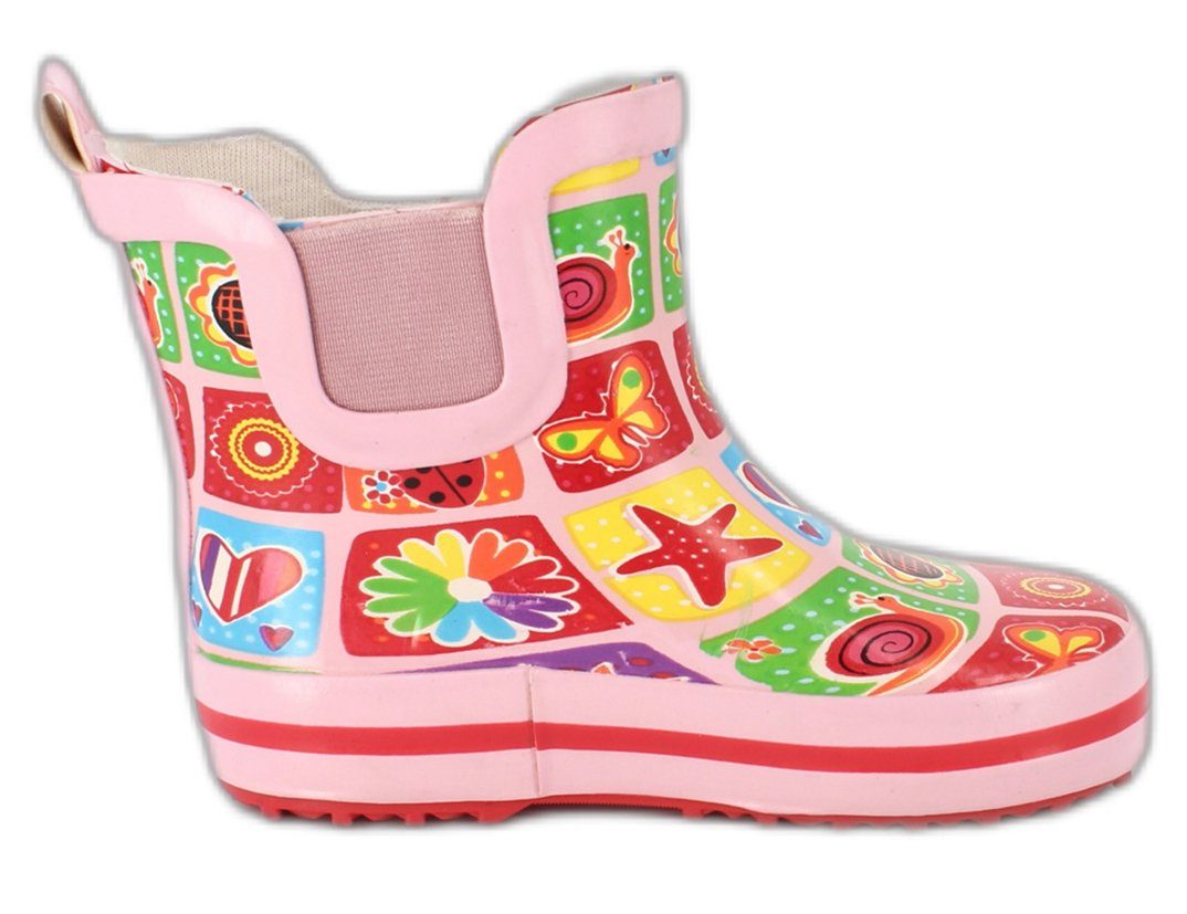 Beck Kleinkinder Gummistiefel Memory Gummistiefel (wasserdichter Kurzstiefel, aus weichem, flexiblen Naturkautschuk) herausnehmbare Innensohle, Gummieinsätze – Bild 5 von 5