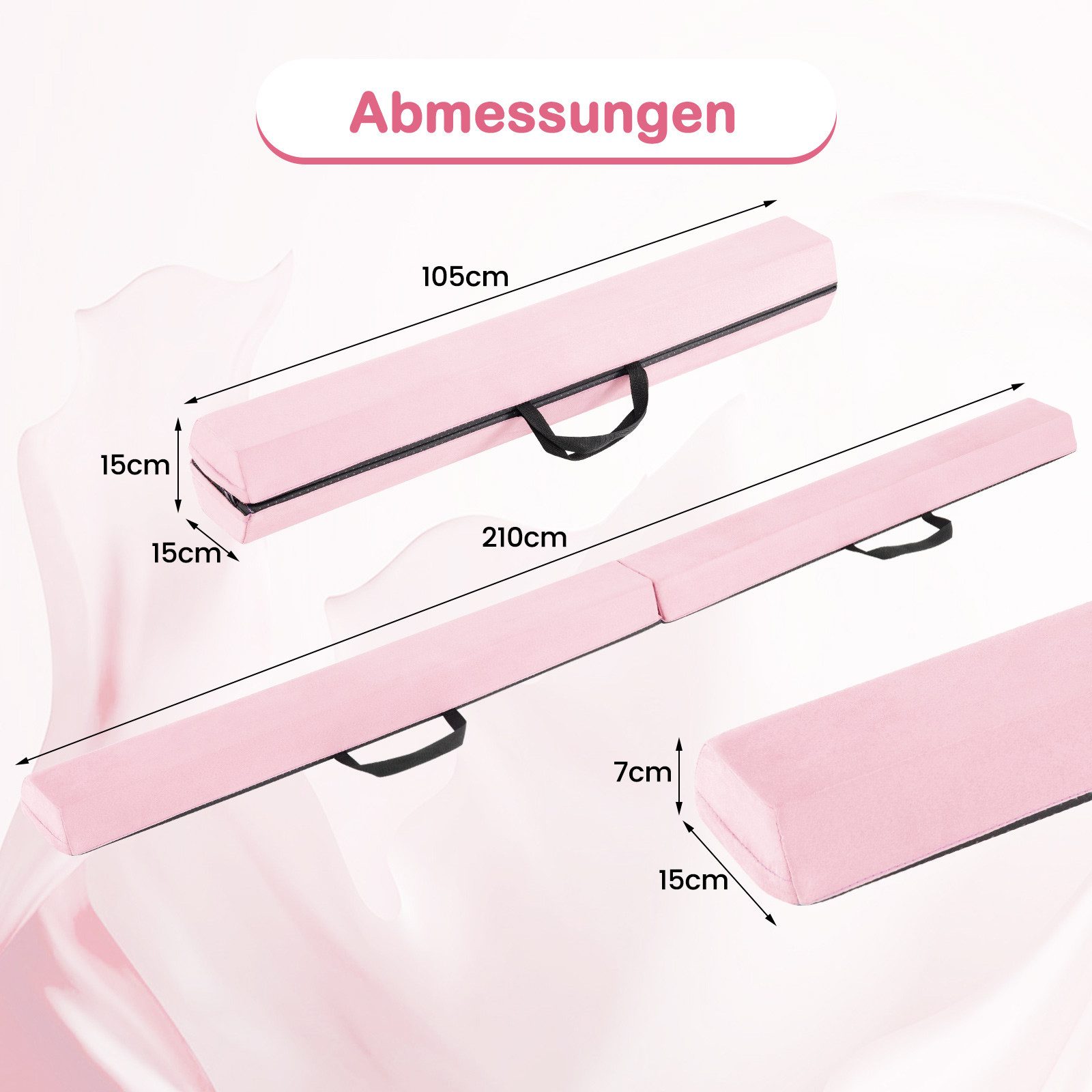 COSTWAY Balancetrainer, klappbar mit Tragegriffen