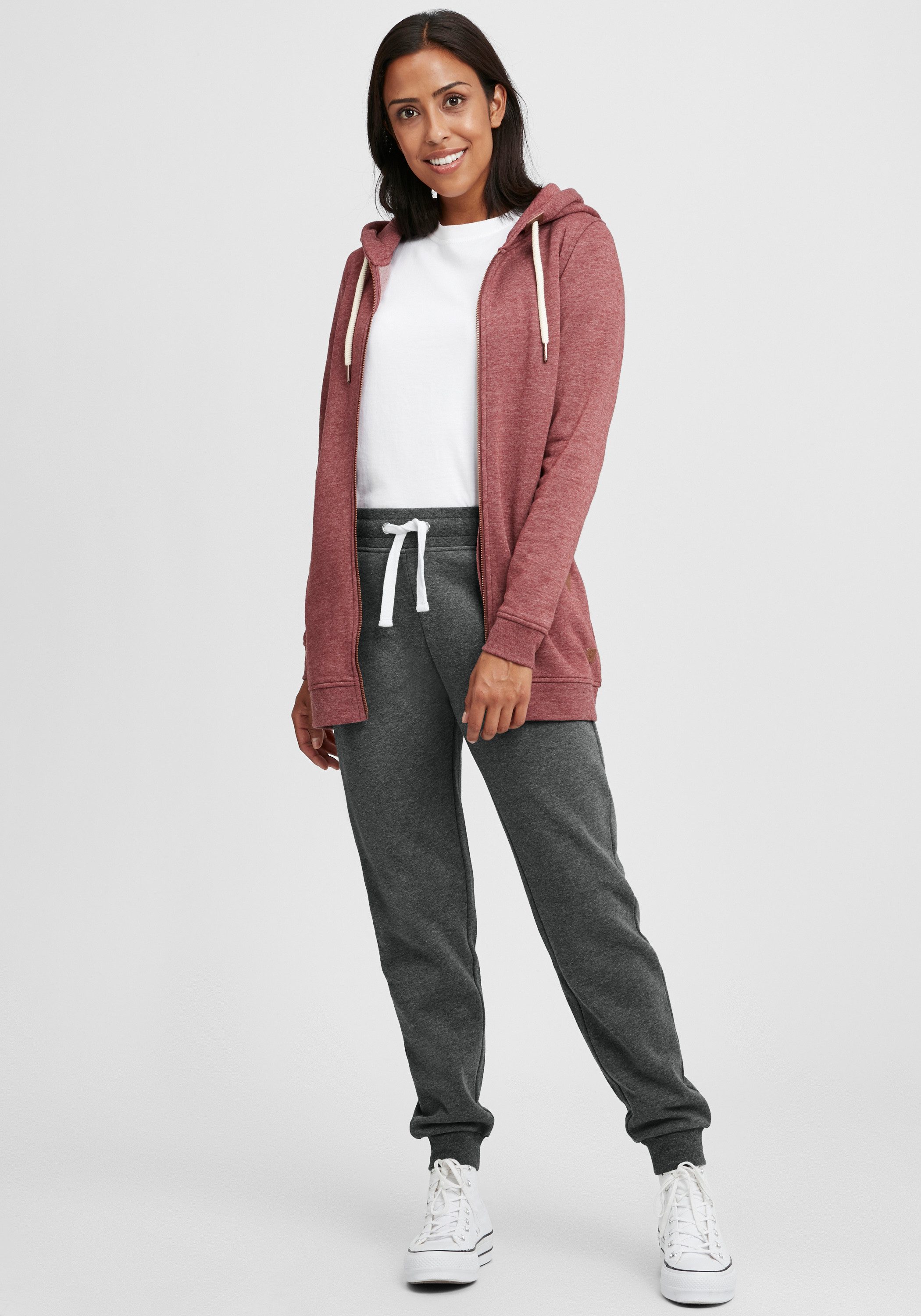 OXMO Sweathose OXOlivia Lange Hose mit weicher Fleece Innenseite günstig online kaufen