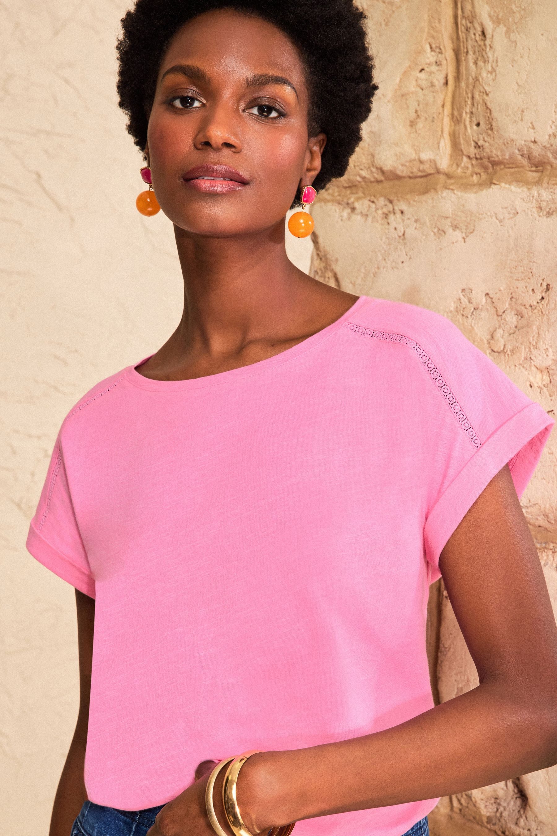 Love & Roses T-Shirt Love & Roses Rundhals-T-Shirt, Regular (1-tlg) günstig online kaufen