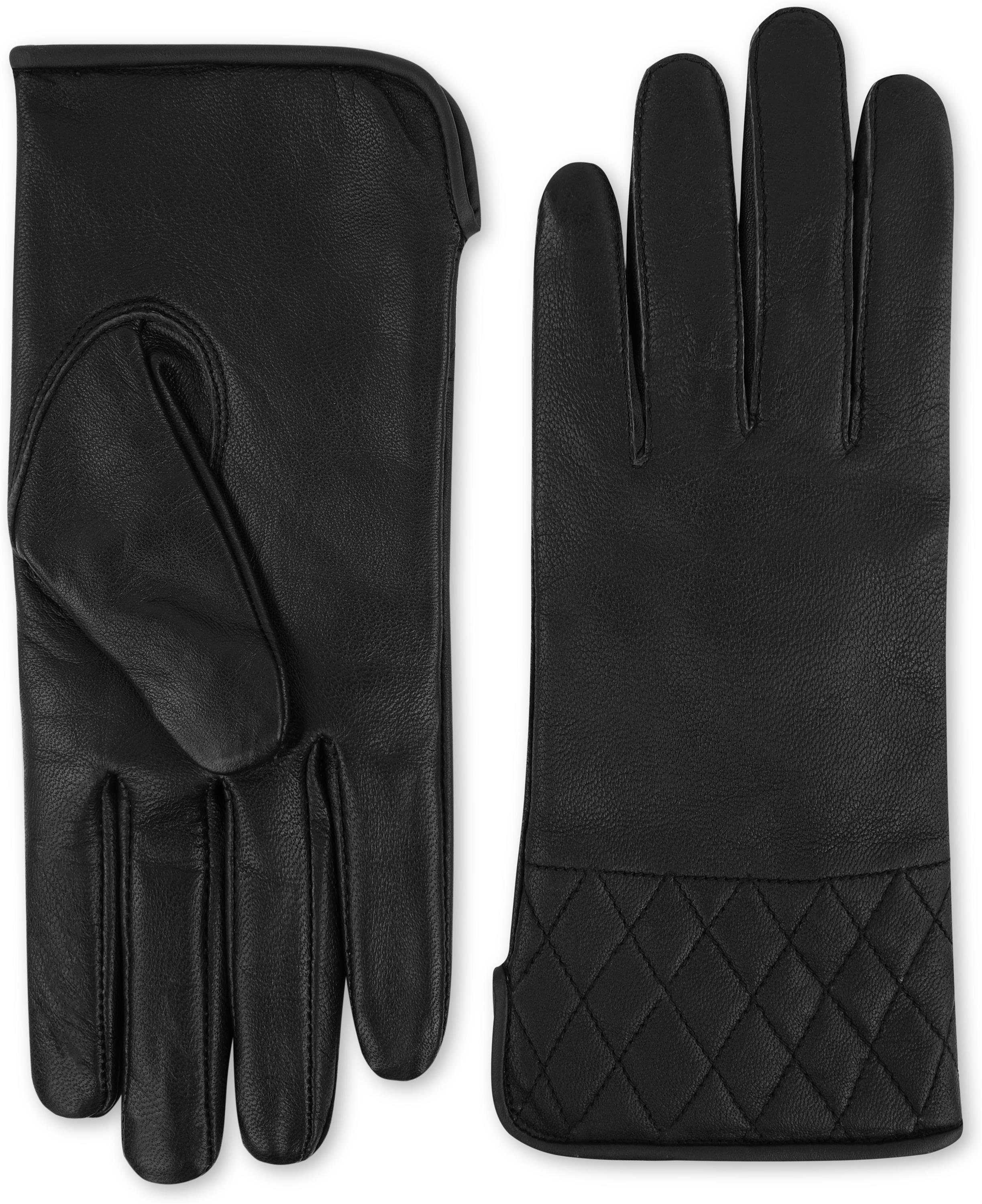 Drammen normani Skihandschuhe Handschuhe EchtLeder Damen Fingerhandschuhe für mit gefüttert Winterhandschuhe Reiner Lederhandschuhe Frauen Wolle