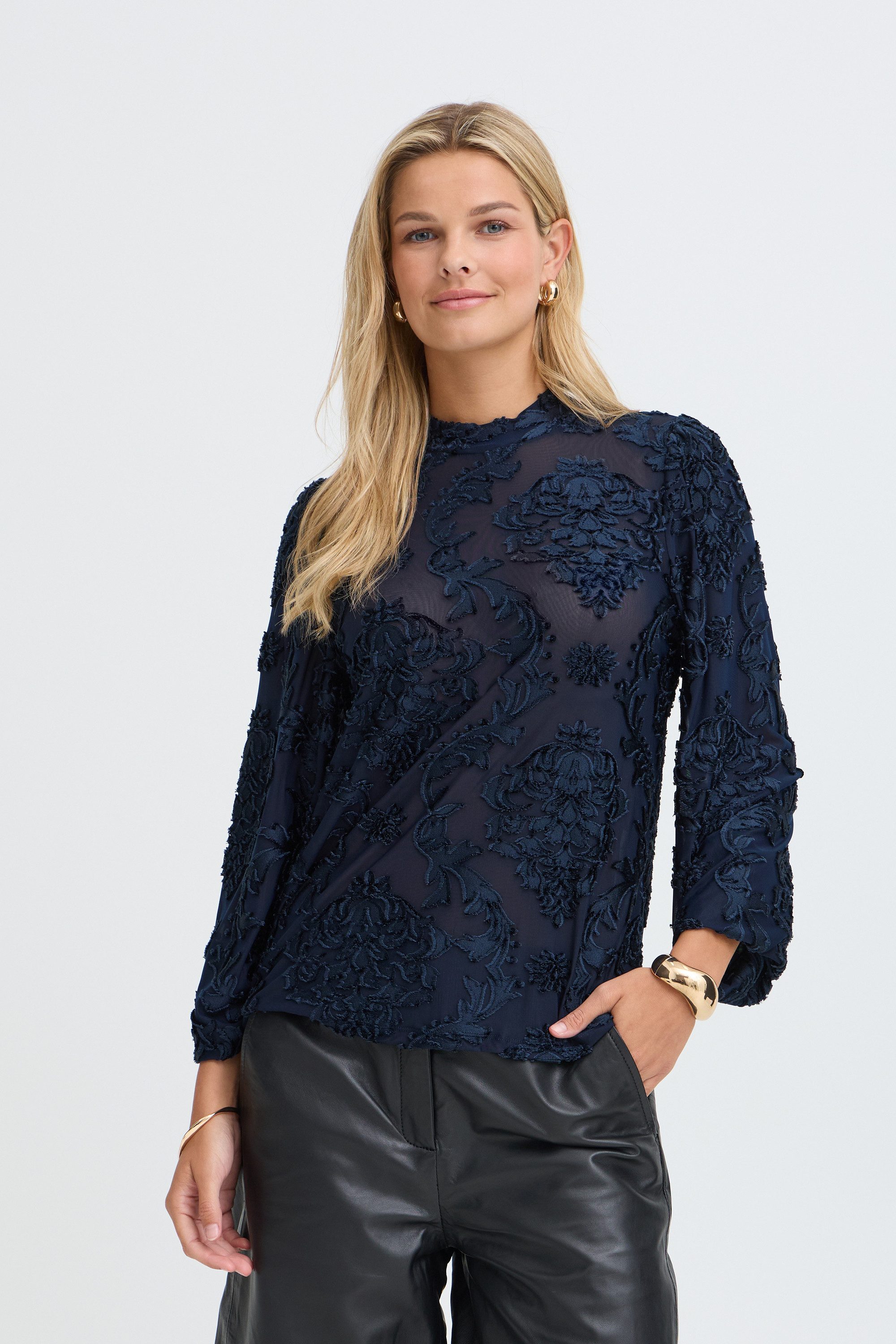 fransa T-Shirt Langarm-Shirt FRARLOWE