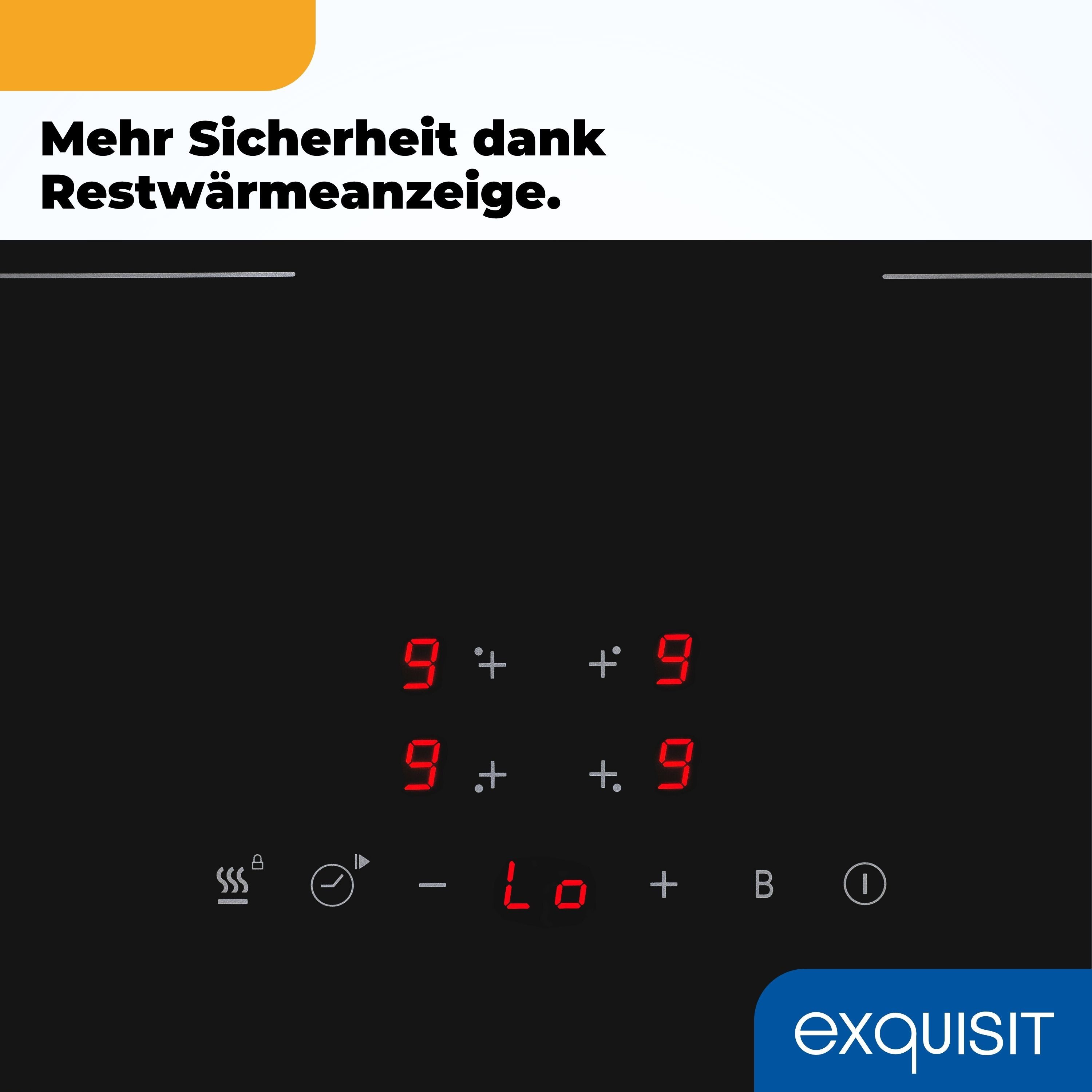 exquisit Induktions-Kochfeld EKI600-SF-B-R-380