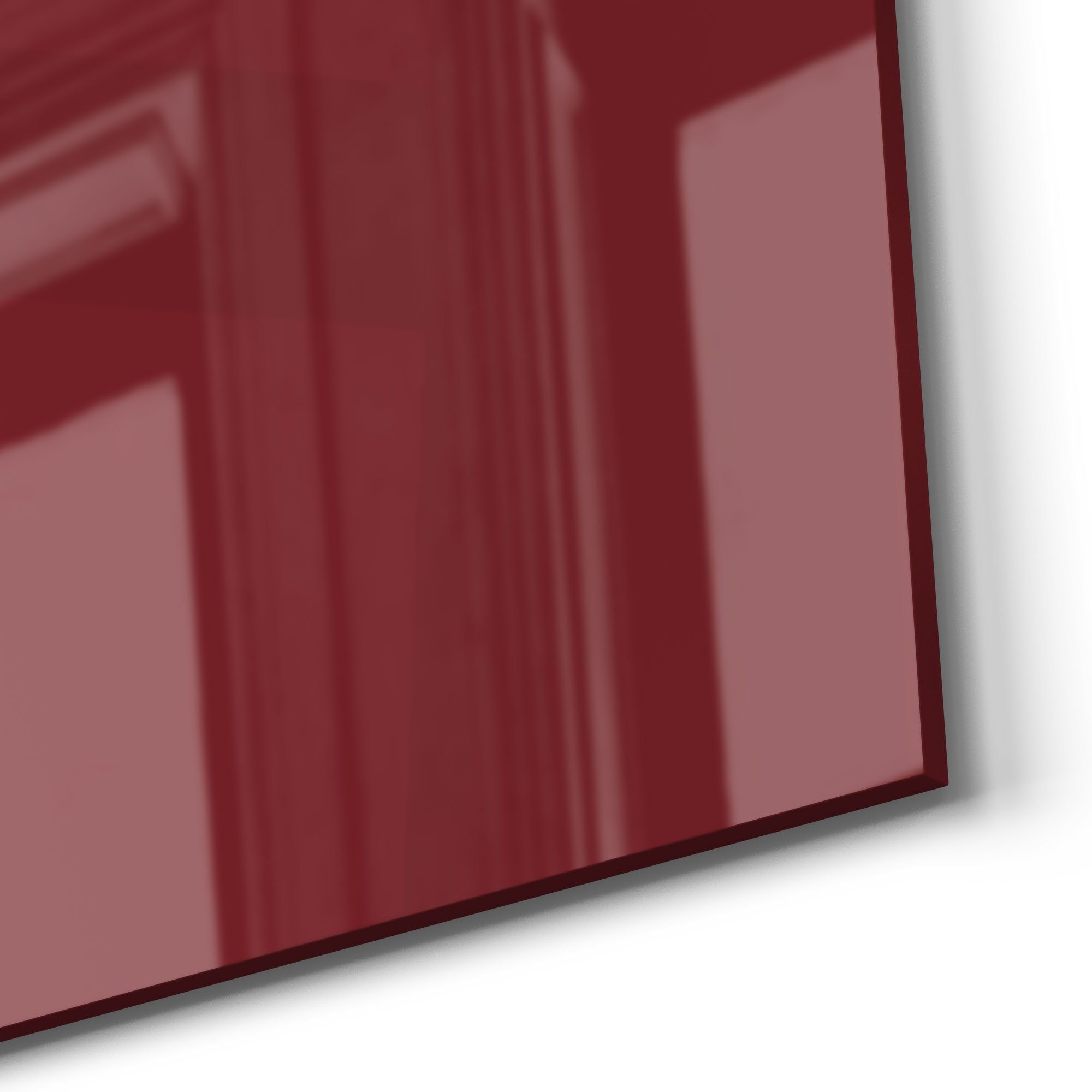 DEQORI Magnettafel 'Unifarben - Dunkelrot', Whiteboard Pinnwand beschreibbar – Bild 5 von 5