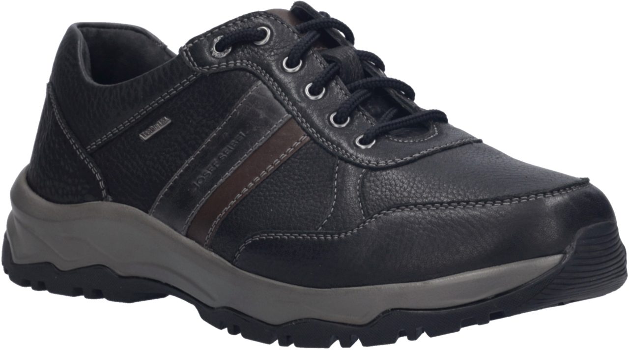 Josef Seibel Leroy 56 Schnürschuh Sneaker, Halbschuh mit Kontrastbesätzen, Weite H (sehr weit)