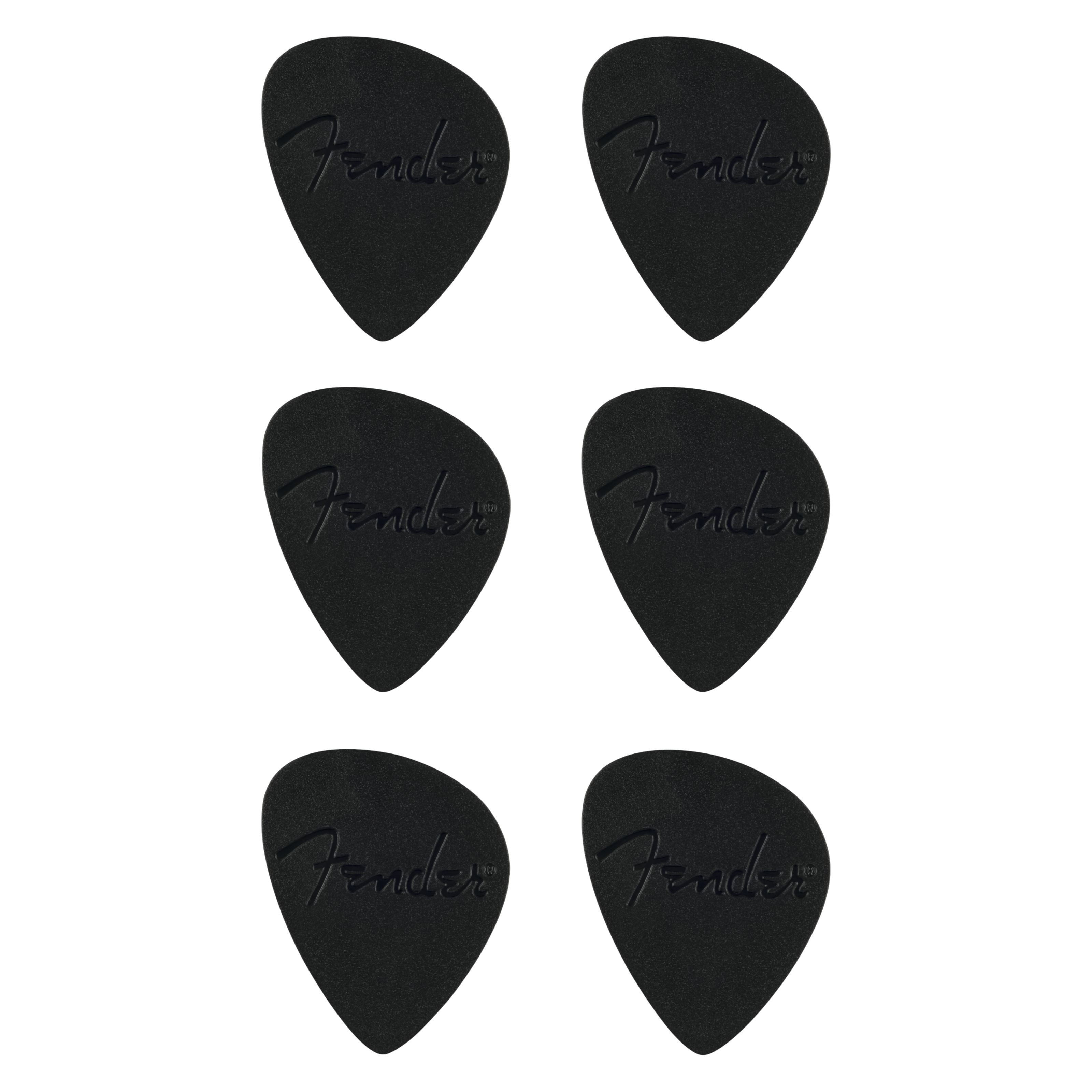 Fender Plektrum, Offset Picks Black 0.83 mm - Plektren Set
