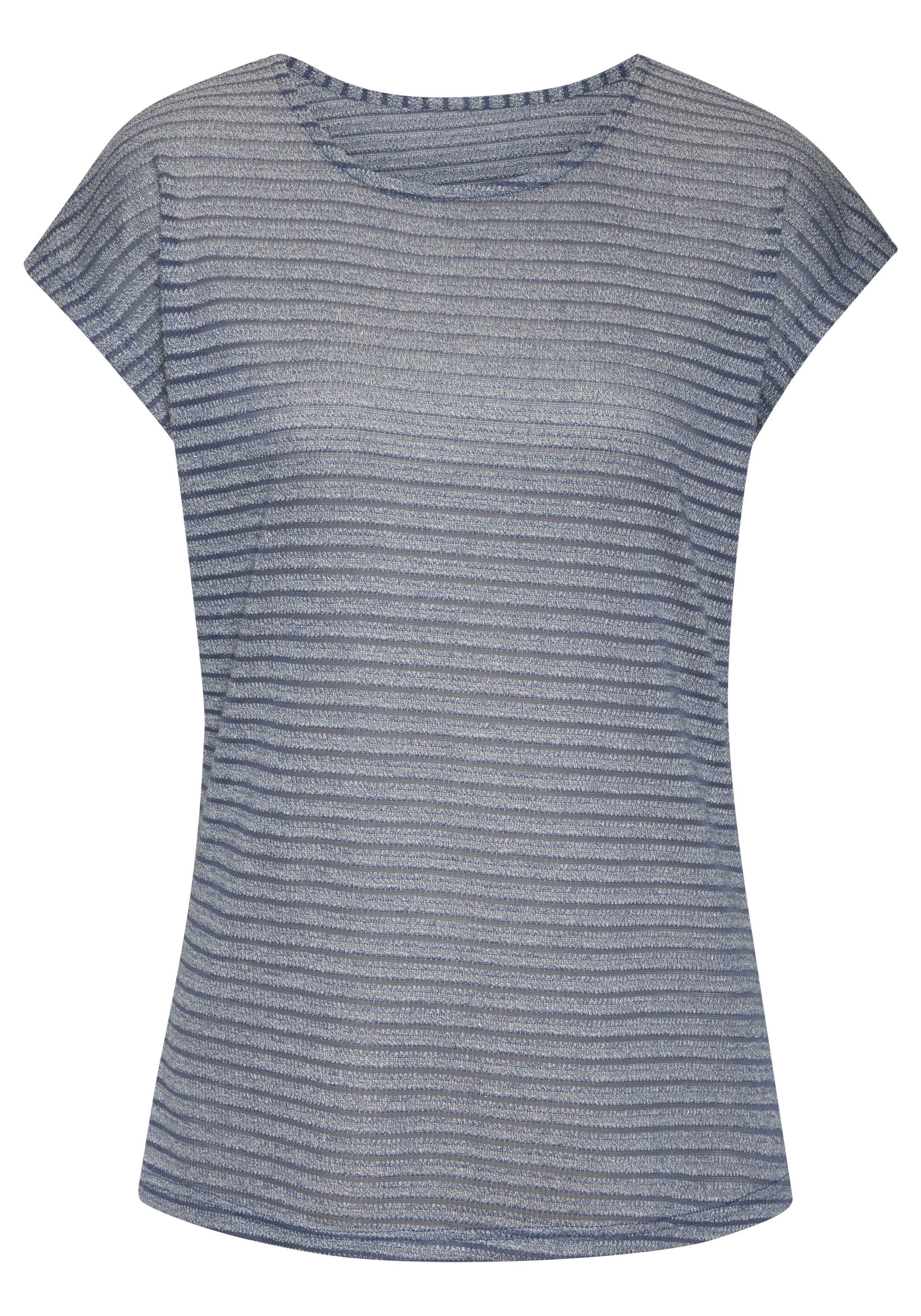 Vivance Kurzarmshirt mit Streifenoptik aus pflegeleichter Viskose-Qualität günstig online kaufen