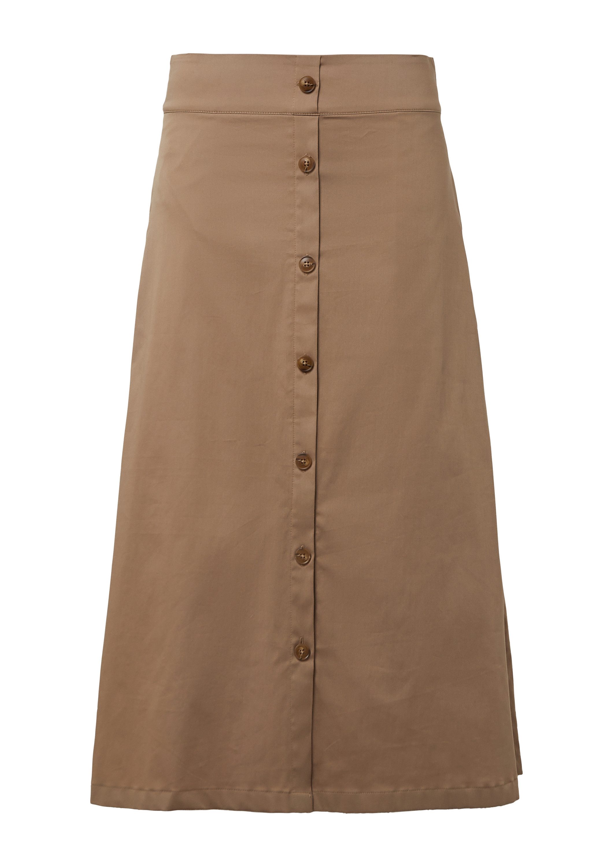 s.Oliver Midirock Rock Ausgestellter Midirock aus Popeline mit dekorativer günstig online kaufen