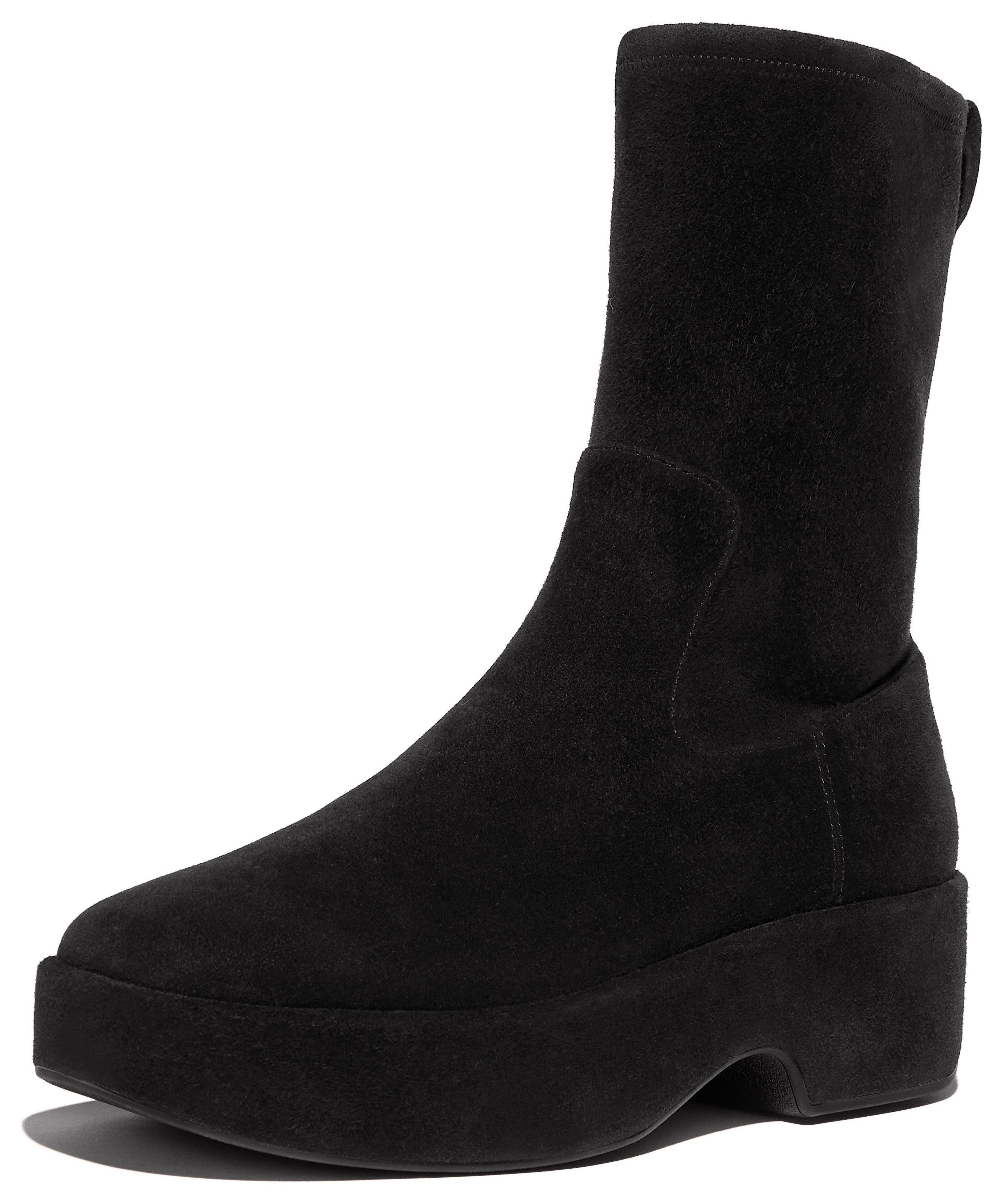 Fitflop F-LUMA Plateaustiefelette Stiefel, Chunky Boot mit Stretch-Schaft – Bild 5 von 5