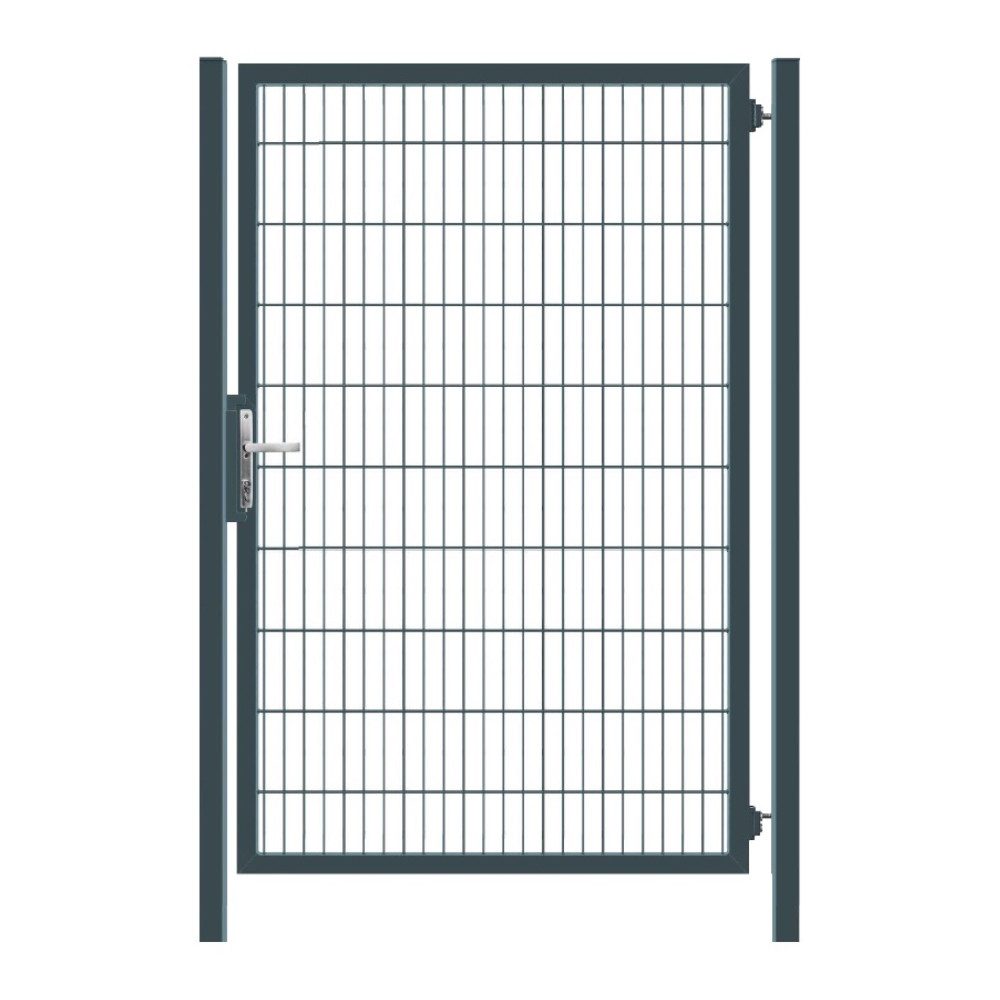 Gebr. Werth GmbH & Co. KG Gartentor 80x80mm RAL7016 anthrazit H1200 mm Einflügeltor B1000 mm – Bild 5 von 5