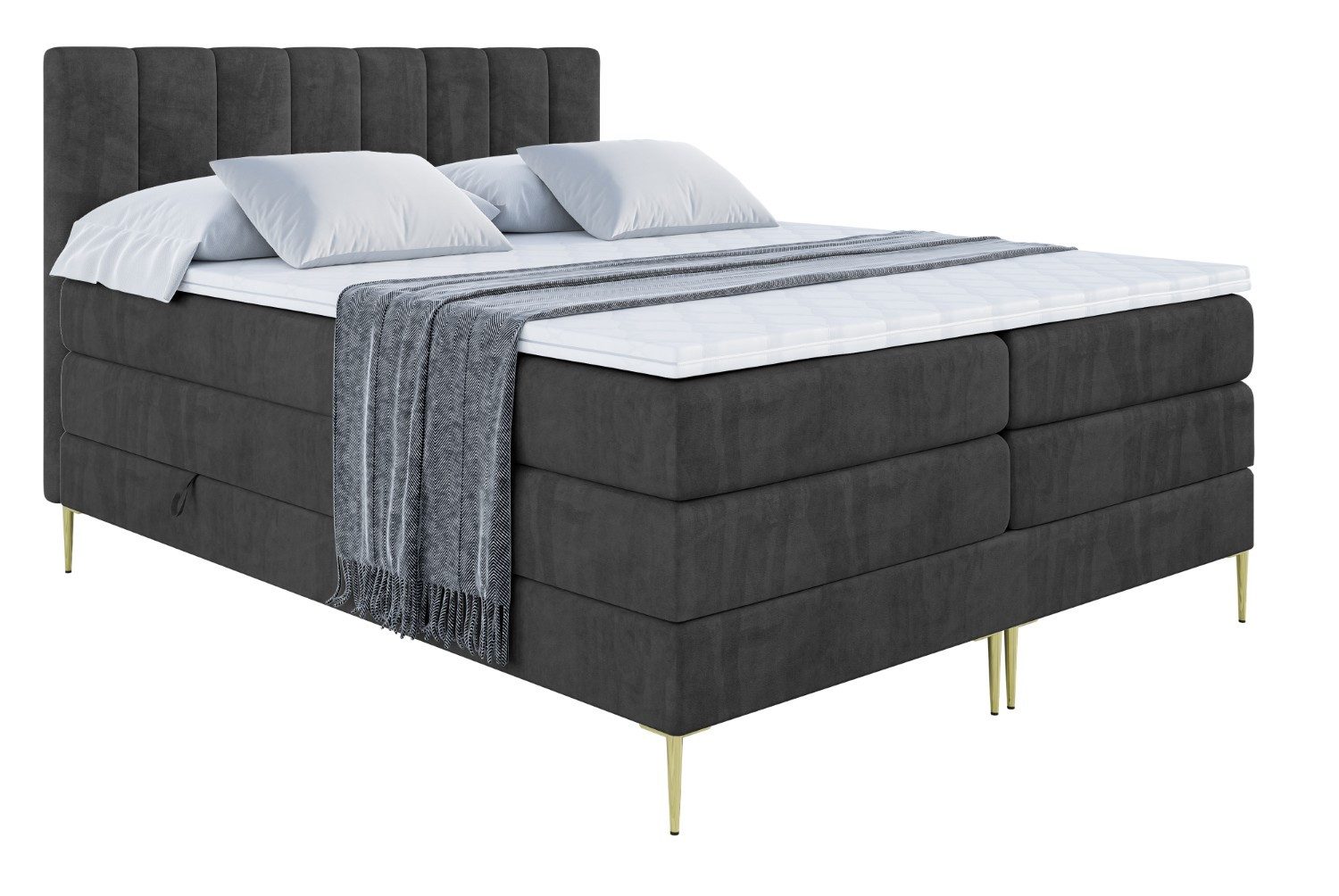 ALTDECOR Boxspringbett OTTA-F KING (Multipocket-Matratze H4, günstig online kaufen