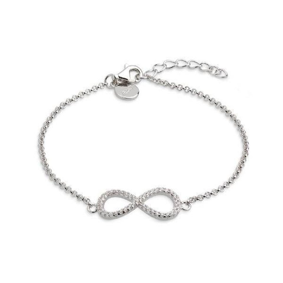 XENOX Armband XENOX Armband Damen "Infinity" Silber mit Zirkonia XS2766