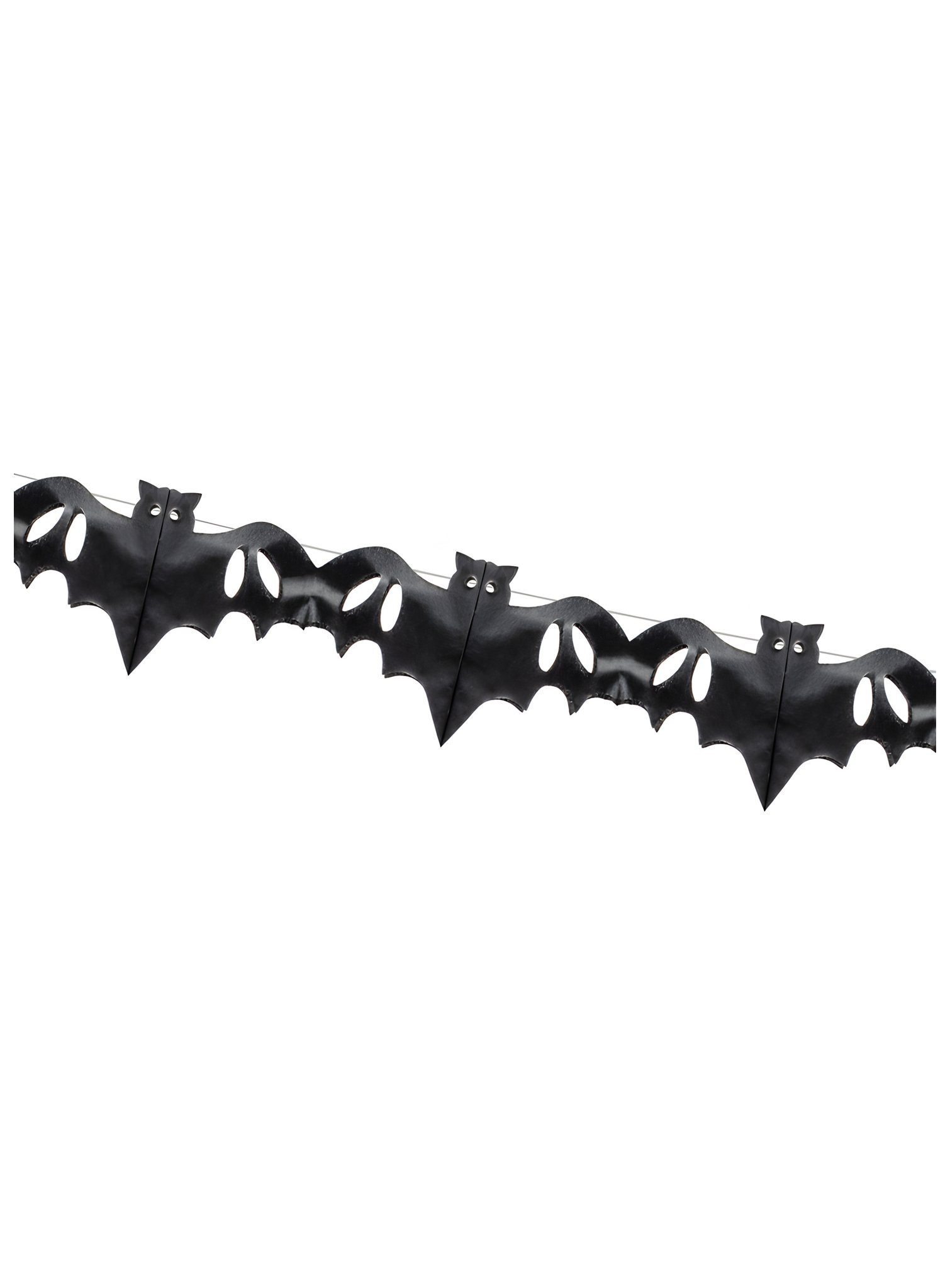 Metamorph Girlande Fledermaus Girlande – Halloweendeko 4 m, Lange Fledermaus-Girlande für schaurig-schöne Party-Dekoration