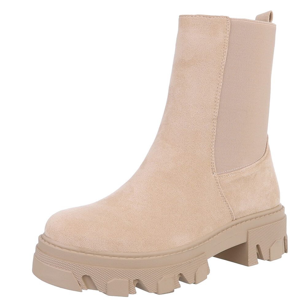 Ital-Design Stylische Stiefelette mit robuster Sohle günstig online kaufen