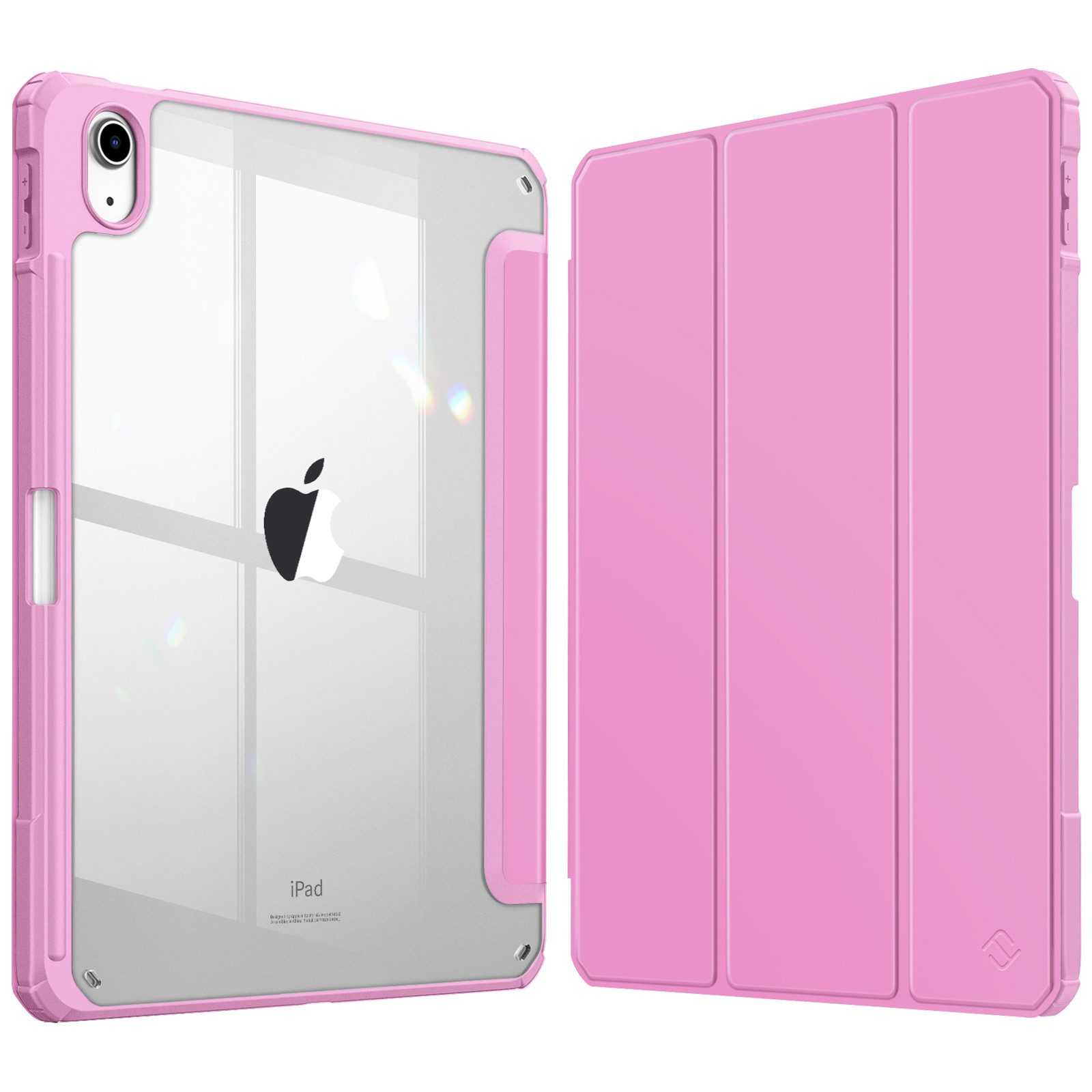 Fintie Tablet-Hülle für iPad 11 Generation 11 Zoll 2025 (A16), iPad 10 Generation 2022 10.9 Zoll, mit Stifthalter, Stoßfeste Hybrid Hülle mit transparenter Hartschale