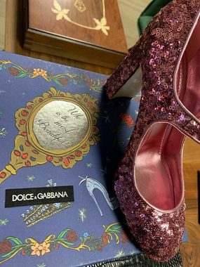 DOLCE & GABBANA DOLCE GABBANA MARY JANES PUMPS SCHUHE SANDALEN MULE SANDAL SHOES HIGH Sandale