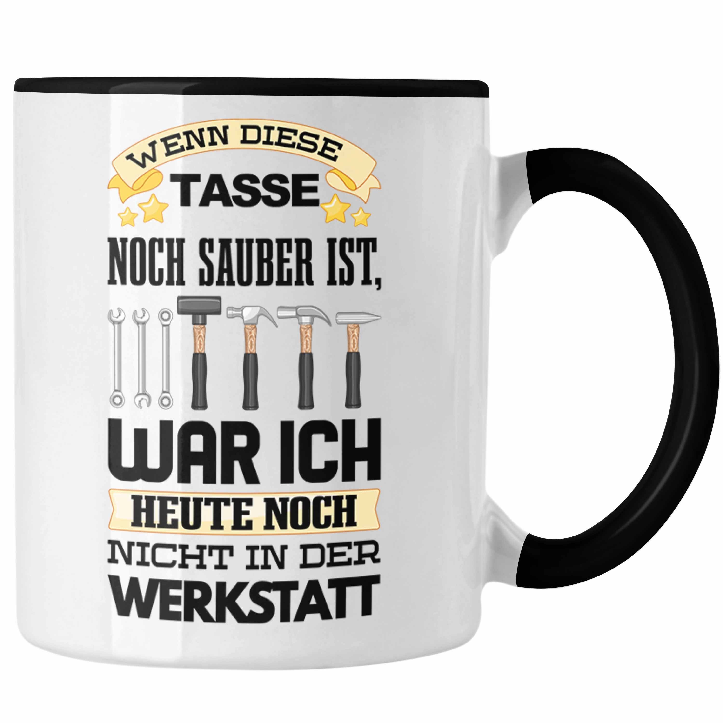 Mechatroniker Trendation Schwarz KFZ - Geschenkidee Trendation Tasse Werkstatt Mechaniker Tasse