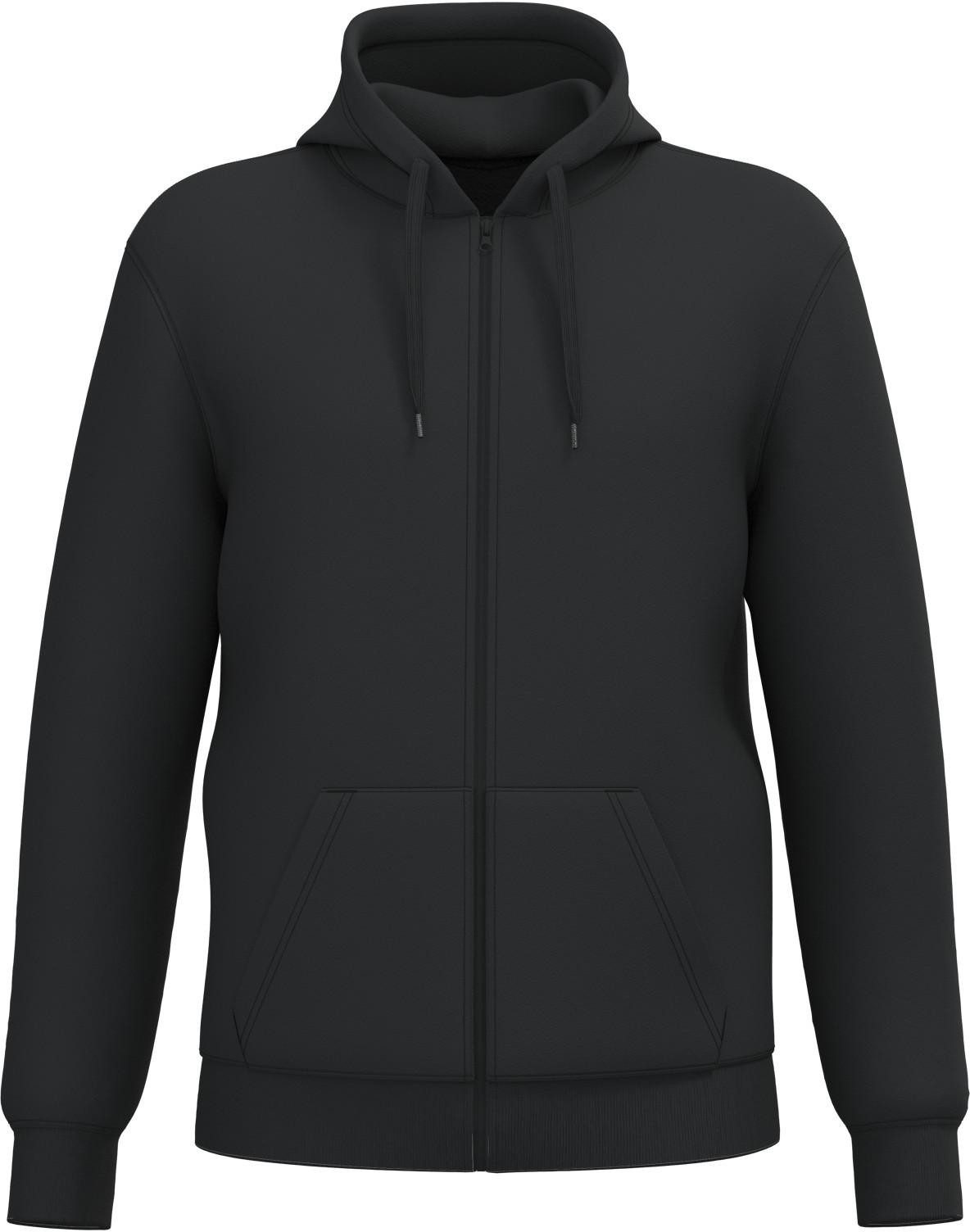 Kariban Kapuzensweatjacke Recyceltes Unisex-Sweatshirt mit Reißverschluss und Kapuze