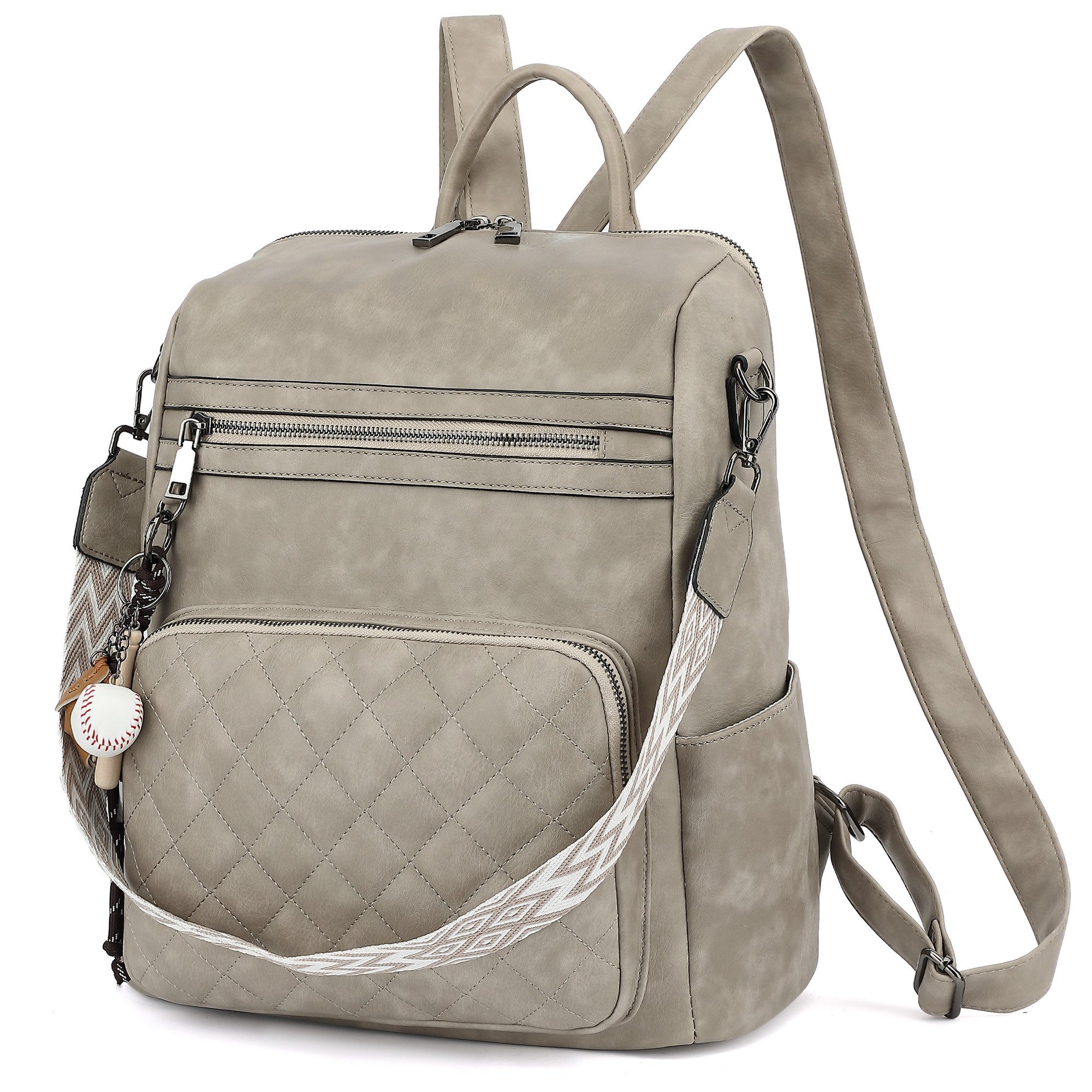 TAN.TOMI Cityrucksack Damen Rucksack Wasserdicht Anti-Diebstahl PU Mode Rei günstig online kaufen