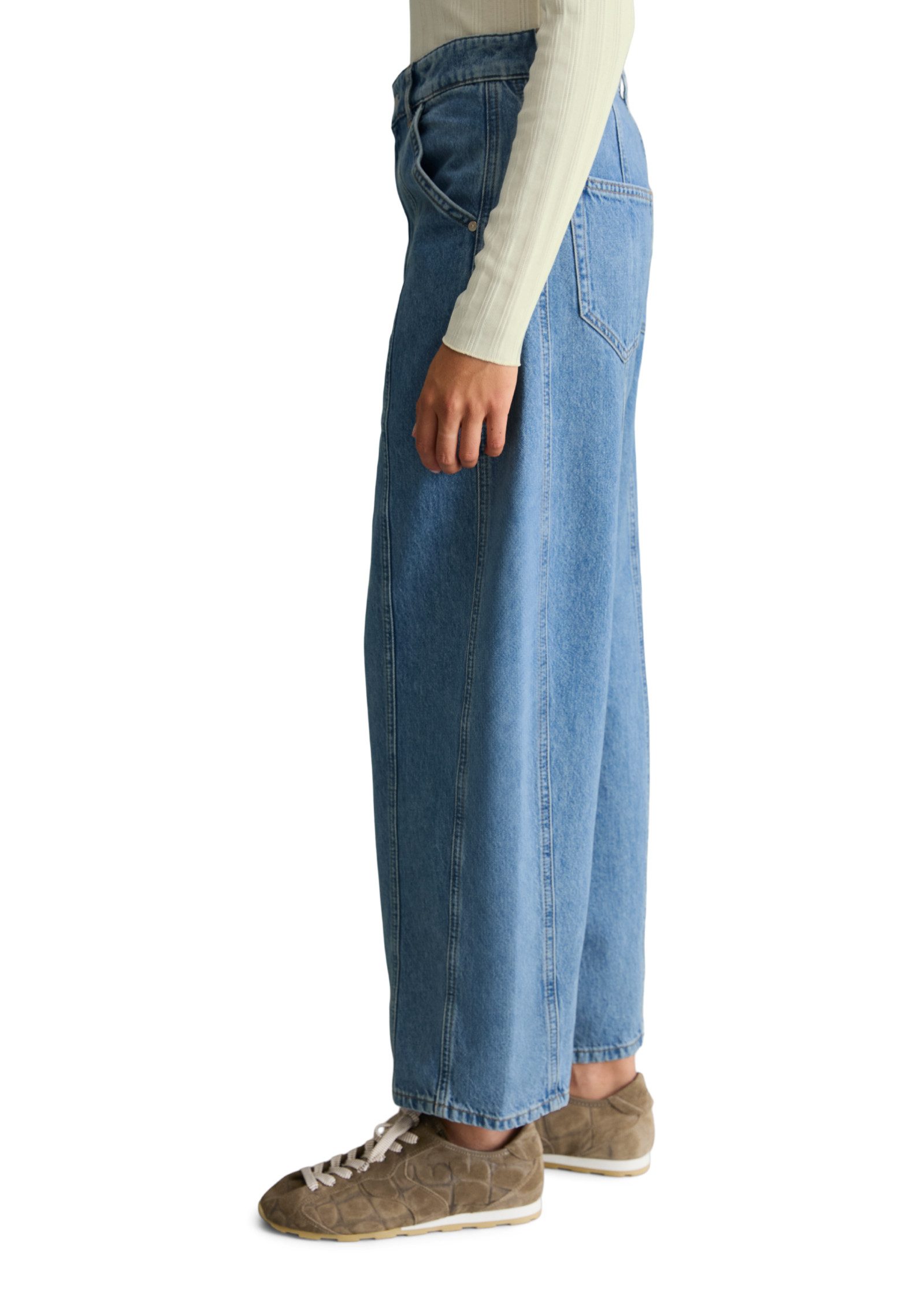 Marc O'Polo DENIM Weite Jeans aus Rigid Denim – Bild 2 von 5