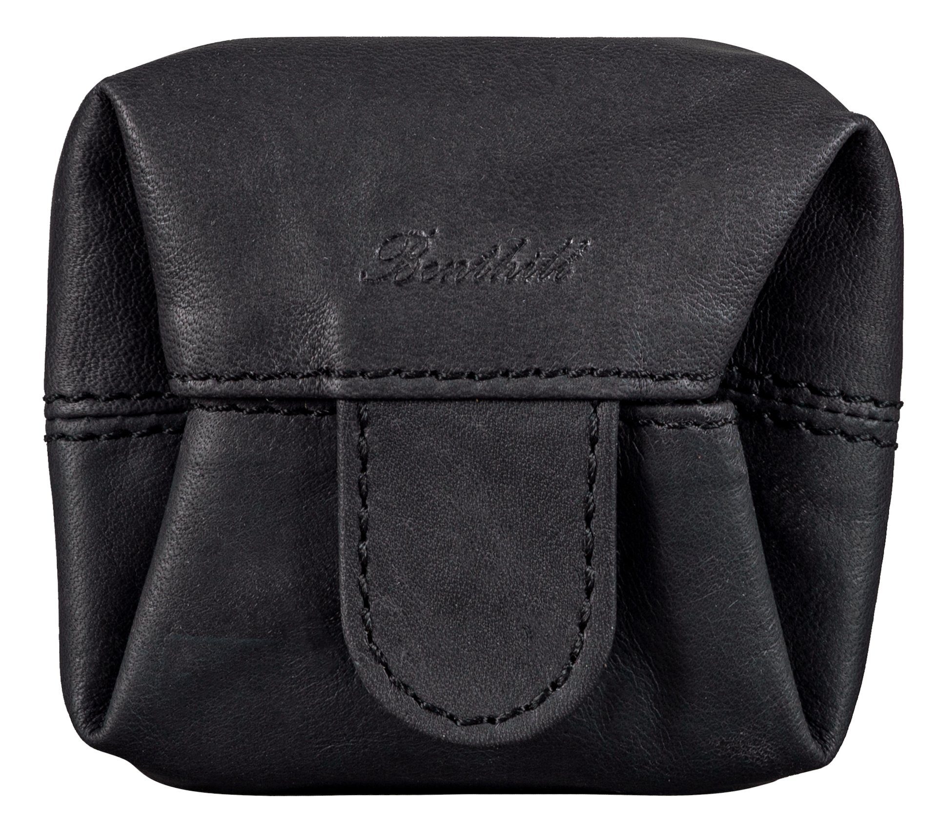 Benthill Mini Geldbörse Leder Münzbörse Slim Wallet Schlanke Minibörse Münzen Geldbörse, Münzfach – Bild 4 von 5