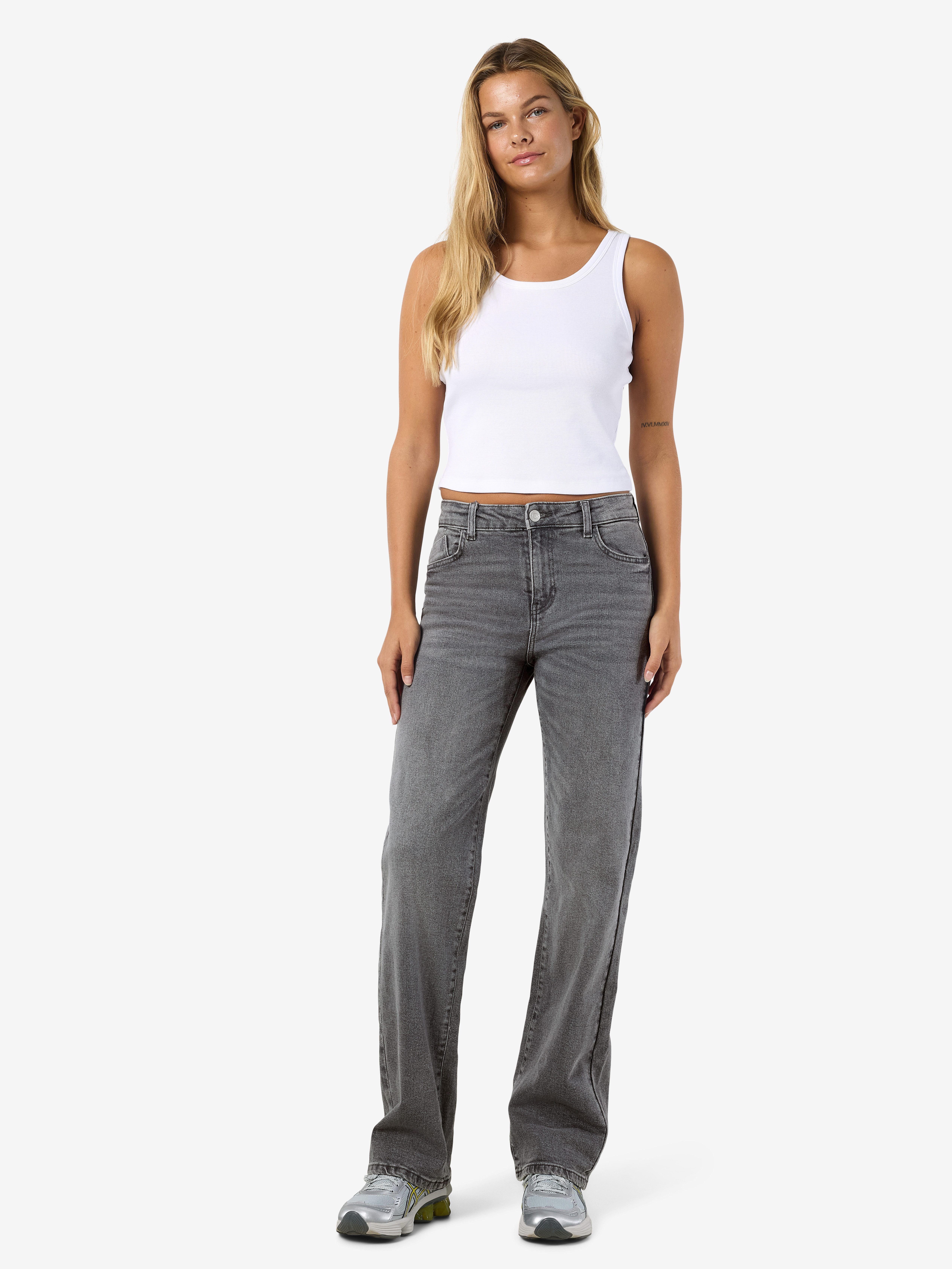 Noisy may Straight-Jeans NMYOLANDA NW WIDE JEANS AZ371DG NOOS