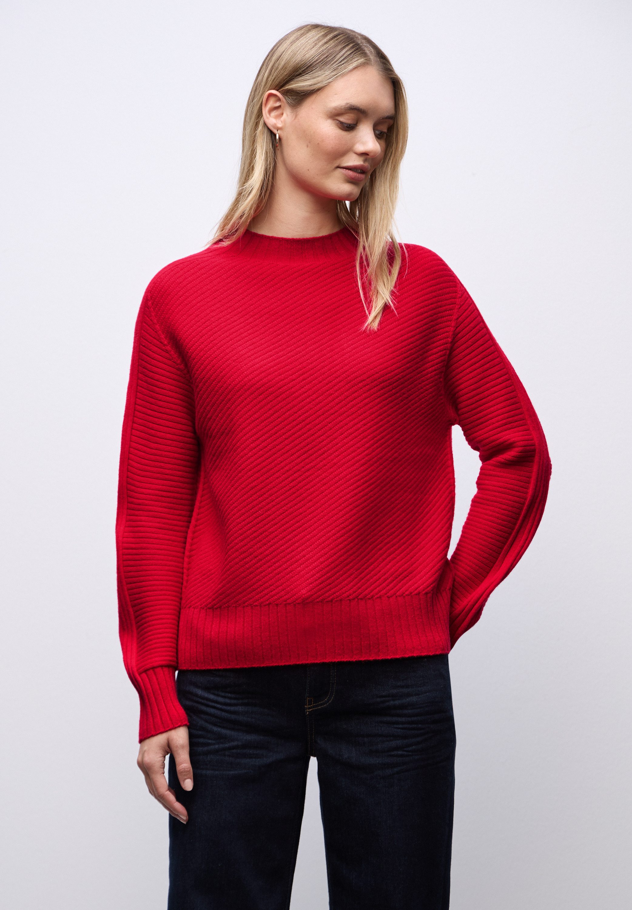 STREET ONE Strickpullover mit Struktur und günstig online kaufen