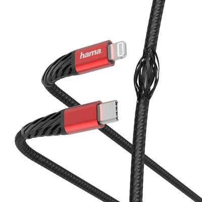 Hama »Schnelllade-Datenkabel Extreme USB-C-Lightning 1,5m USB-Kabel« USB-Kabel, Lightning, USB Typ C, (150 cm), Lizenziert für Apple: iPhone, iPad, iPod Lizenziert von/durch Apple