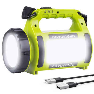 Novostella Taschenlampe »UT77709«, LED Campinglampe Handscheinwerfer wiederaufladbare Laterne Tragbar