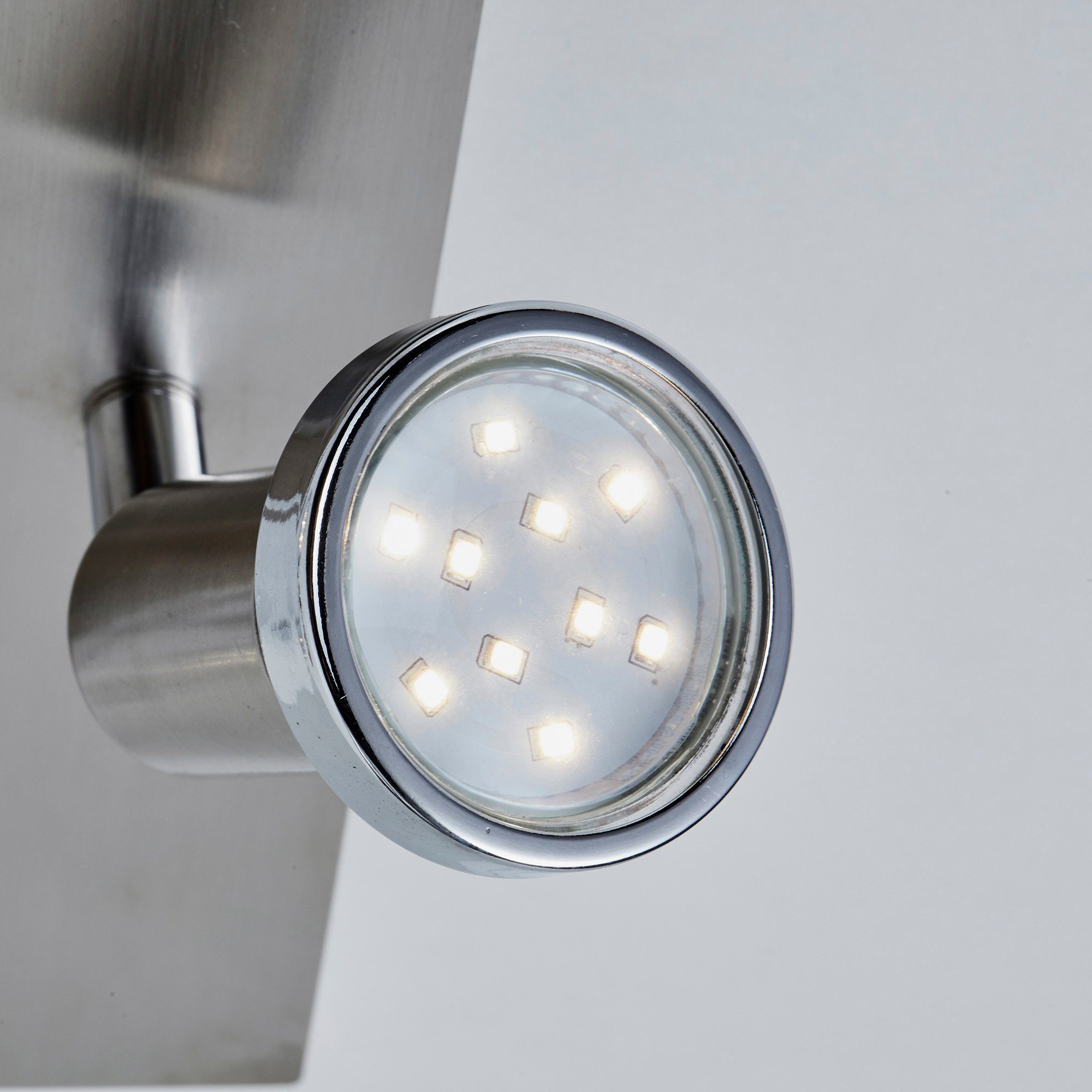 LED IP20 Deckenleuchte GU10 Licht, Warmweißes Warmweiß, Inkl. 3W, Schwenkbar, wechselbar, 250Lm, Deckenlampe, BK_DL1076 LED Leuchtmittel, B.K.Licht Leuchtmittel 3.000K