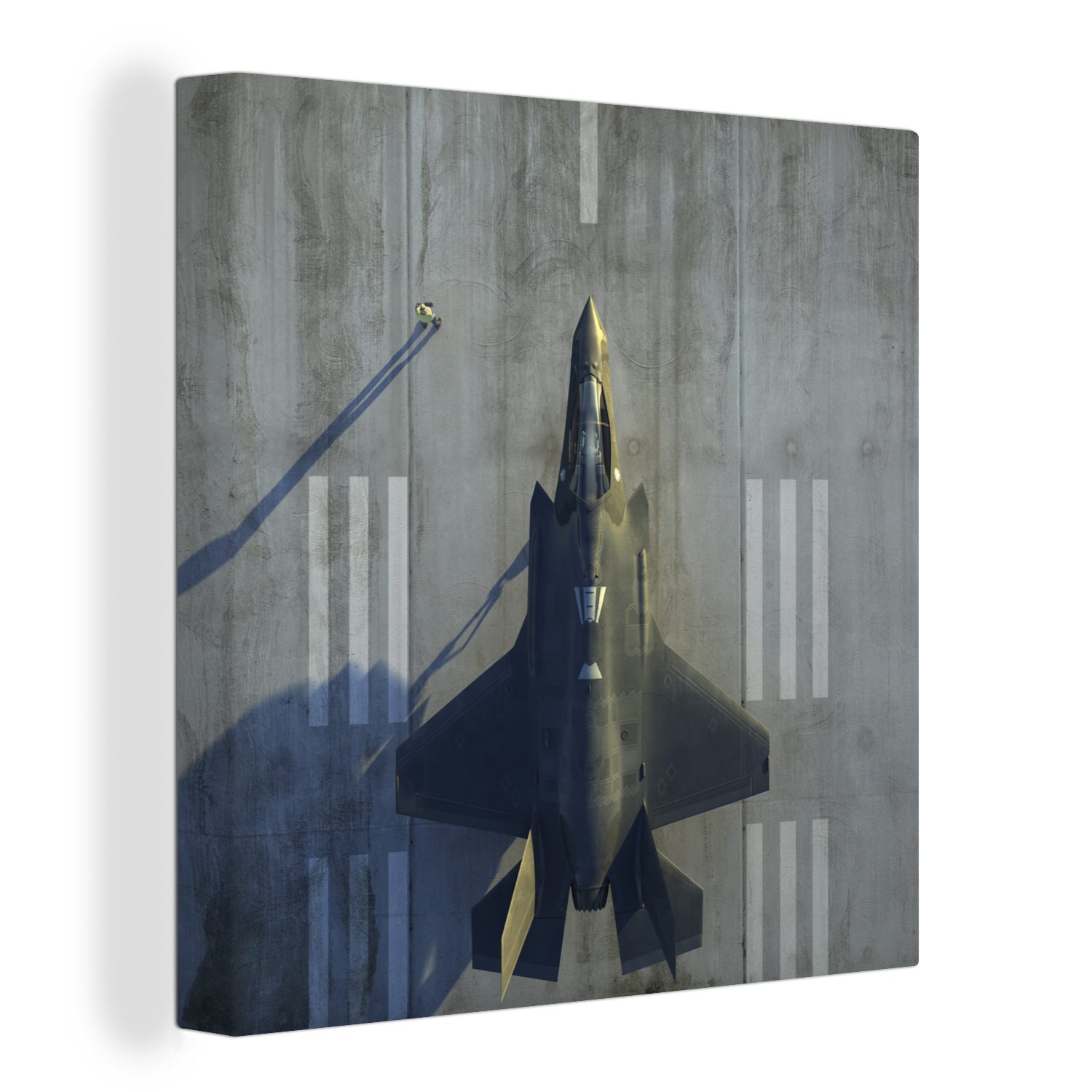 Jet am Lightning (1 für Der OneMillionCanvasses® II Schlafzimmer Boden, St), Wohnzimmer F-35 Leinwandbild Leinwand Bilder